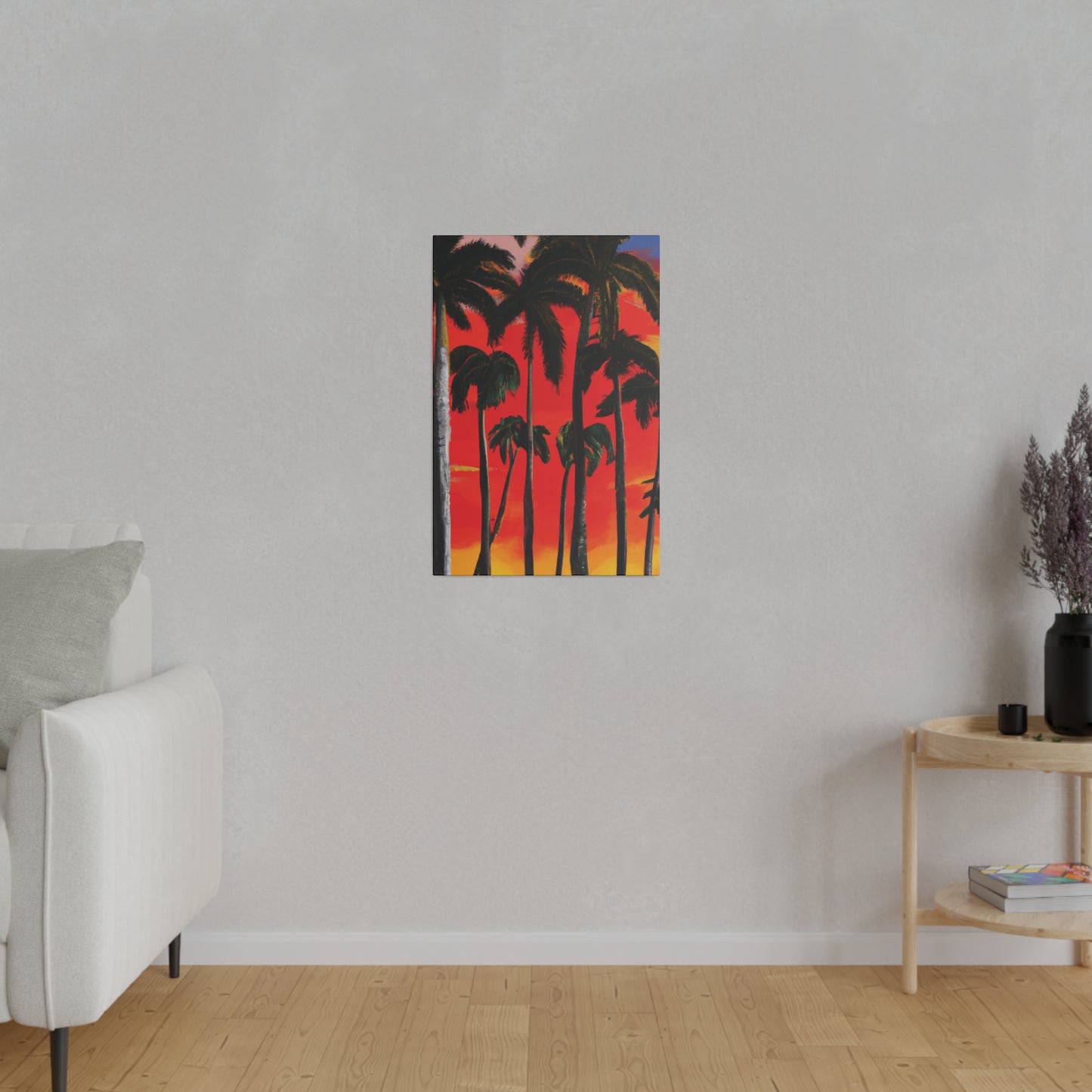 4286K - Miami Beach Sunset Painting Print | Miami | Beach | Sunset | Poster | Home Decor | Wall Art | Canvas