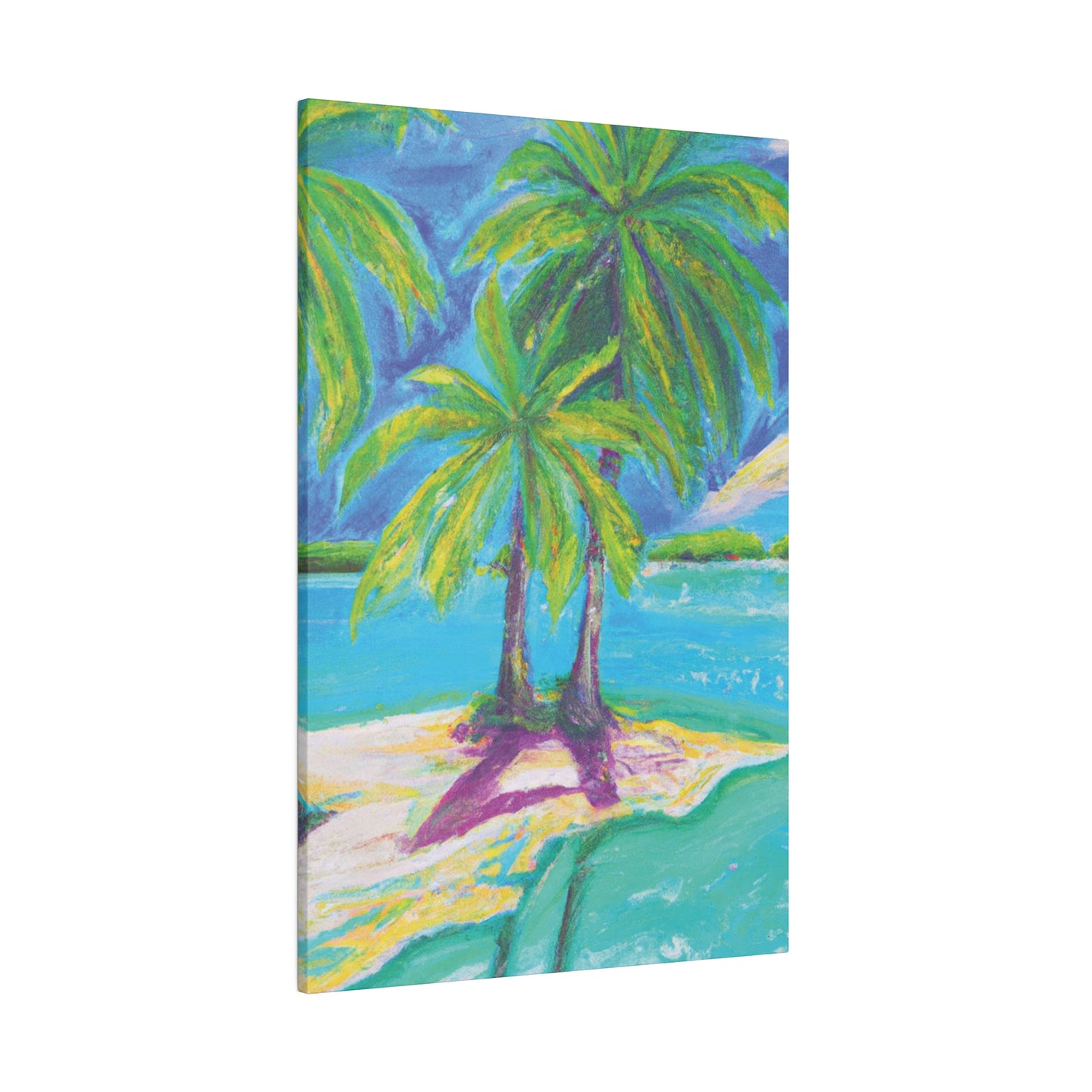 6632P - Bahamas Ocean Painting Print | Bahamas | Ocean | Beach | Poster | Home Decor | Wall Art | Canvas