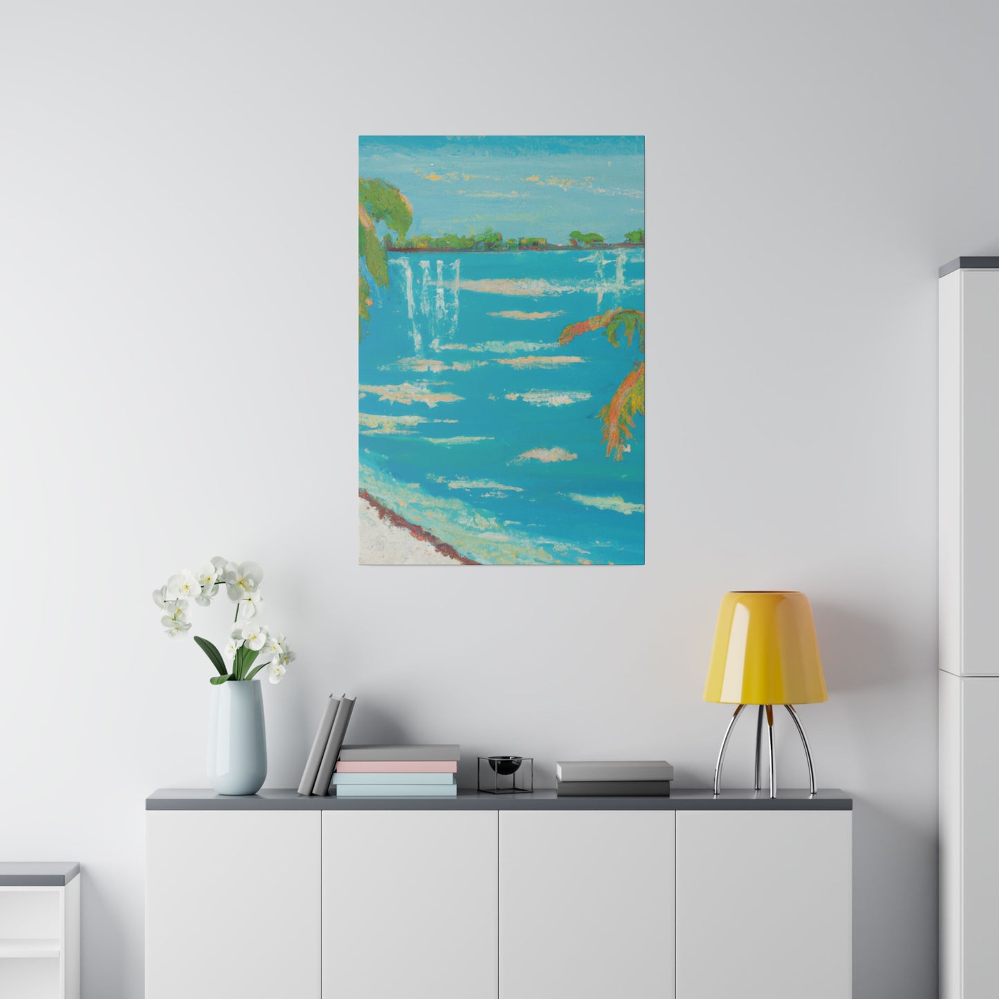 6820F - Bahamas Ocean Painting Print | Bahamas | Ocean | Beach | Poster | Home Decor | Wall Art | Canvas