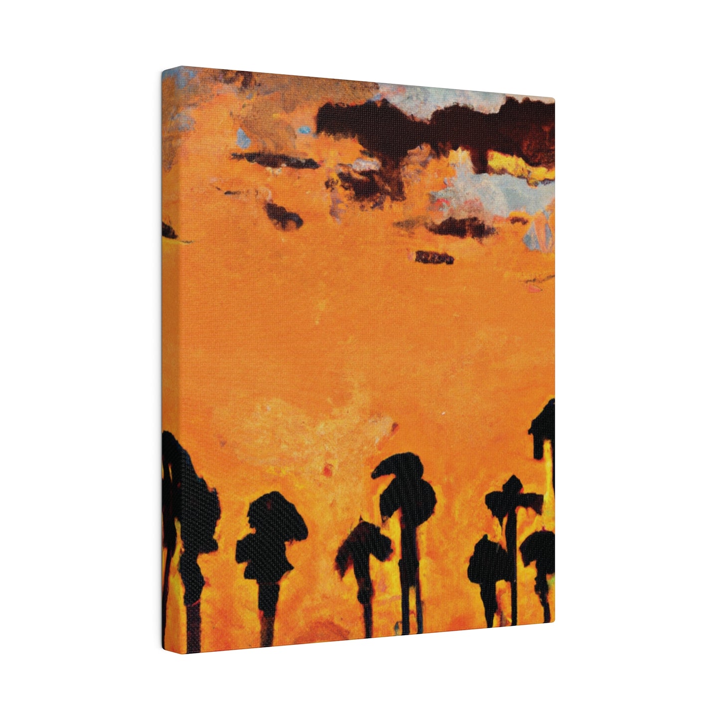 3231S - Miami Beach Sunset Painting Print | Miami | Beach | Sunset | Poster | Home Decor | Wall Art | Canvas