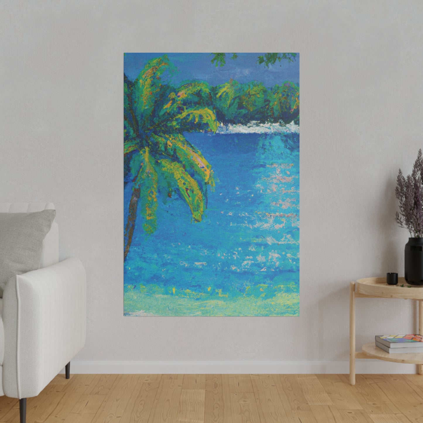 4645A - Bahamas Ocean Painting Print | Bahamas | Ocean | Beach | Poster | Home Decor | Wall Art | Canvas
