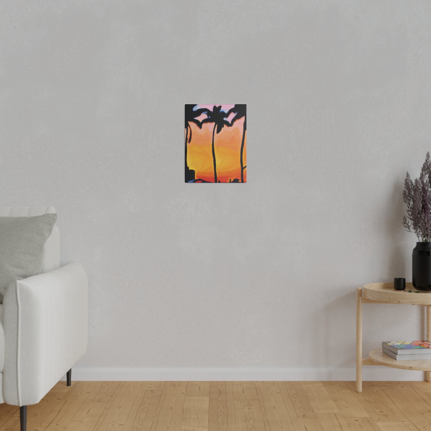 9545F - Miami Beach Sunset Painting Print | Miami | Beach | Sunset | Poster | Home Decor | Wall Art | Canvas