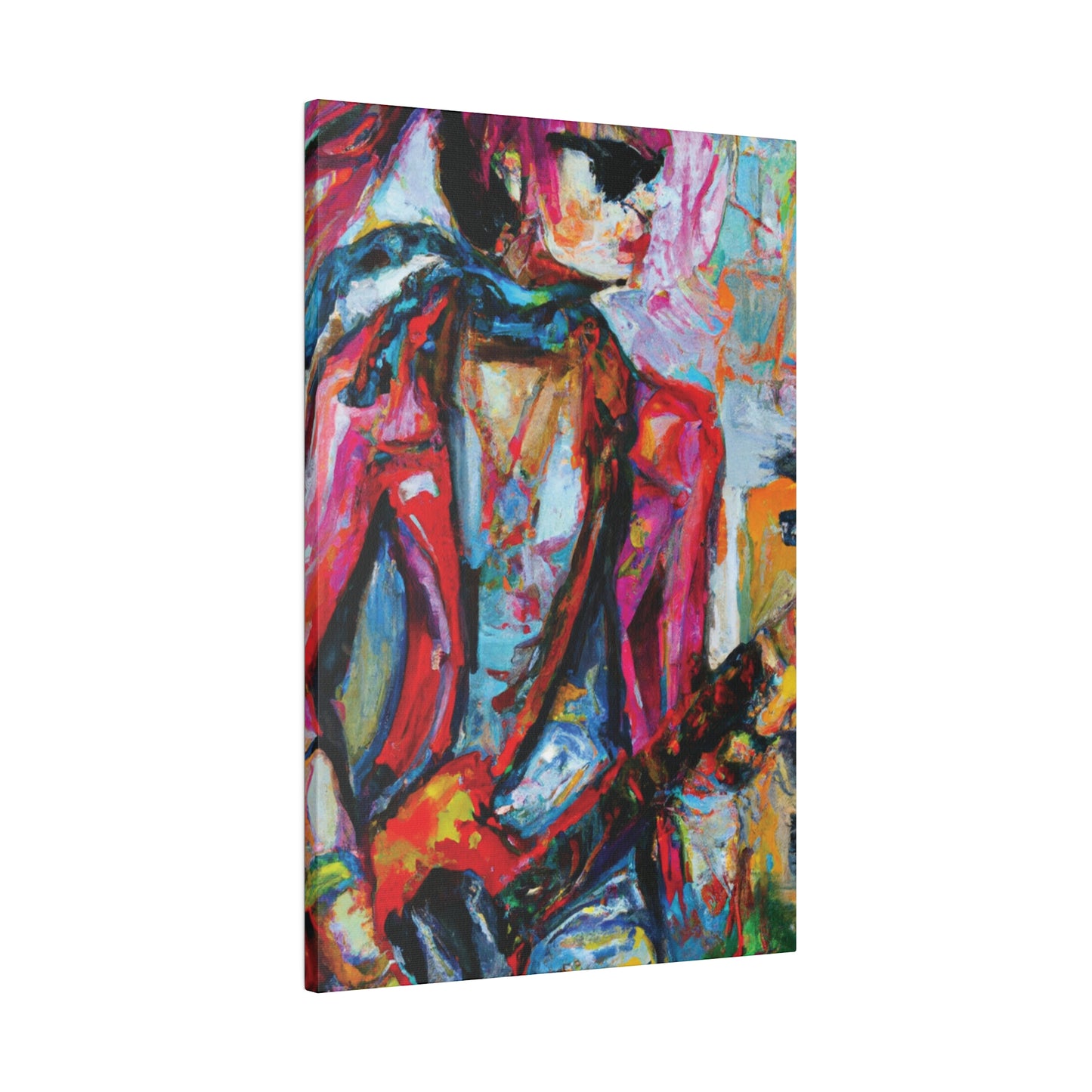 5694F - Rockstar Oil Painting Style Print | Poster | Home Decor | Wall Art | Music Art | Canvas