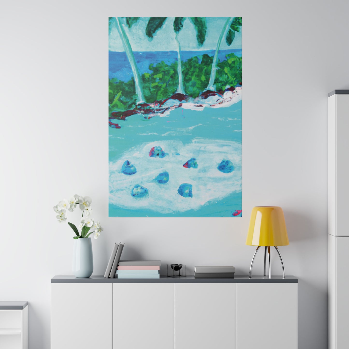 6791E - Bahamas Ocean Painting Print | Bahamas | Ocean | Beach | Poster | Home Decor | Wall Art | Canvas