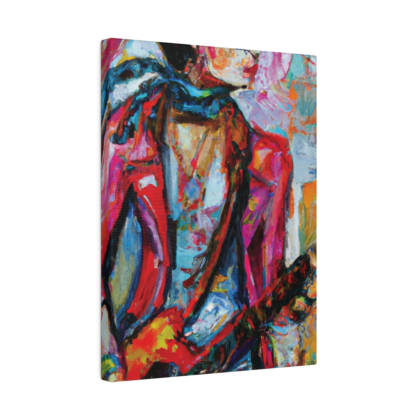 5694F - Rockstar Oil Painting Style Print | Poster | Home Decor | Wall Art | Music Art | Canvas