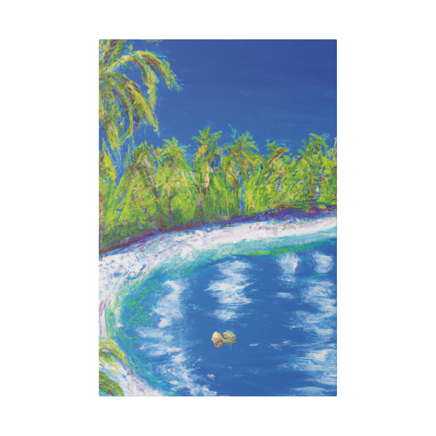 3798C - Bahamas Ocean Painting Print | Bahamas | Ocean | Beach | Poster | Home Decor | Wall Art | Canvas