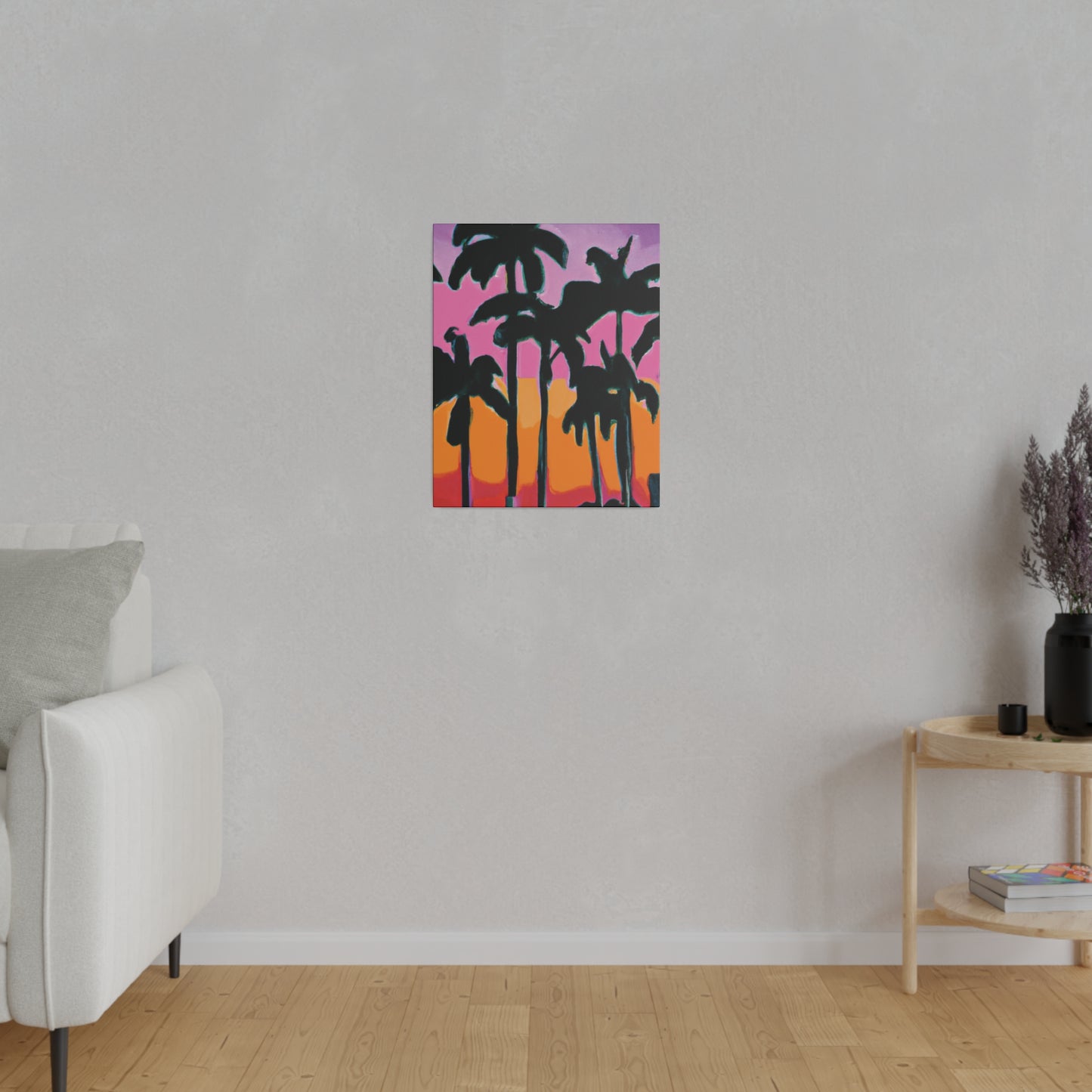 5108P - Miami Beach Sunset Painting Print | Miami | Beach | Sunset | Poster | Home Decor | Wall Art | Canvas