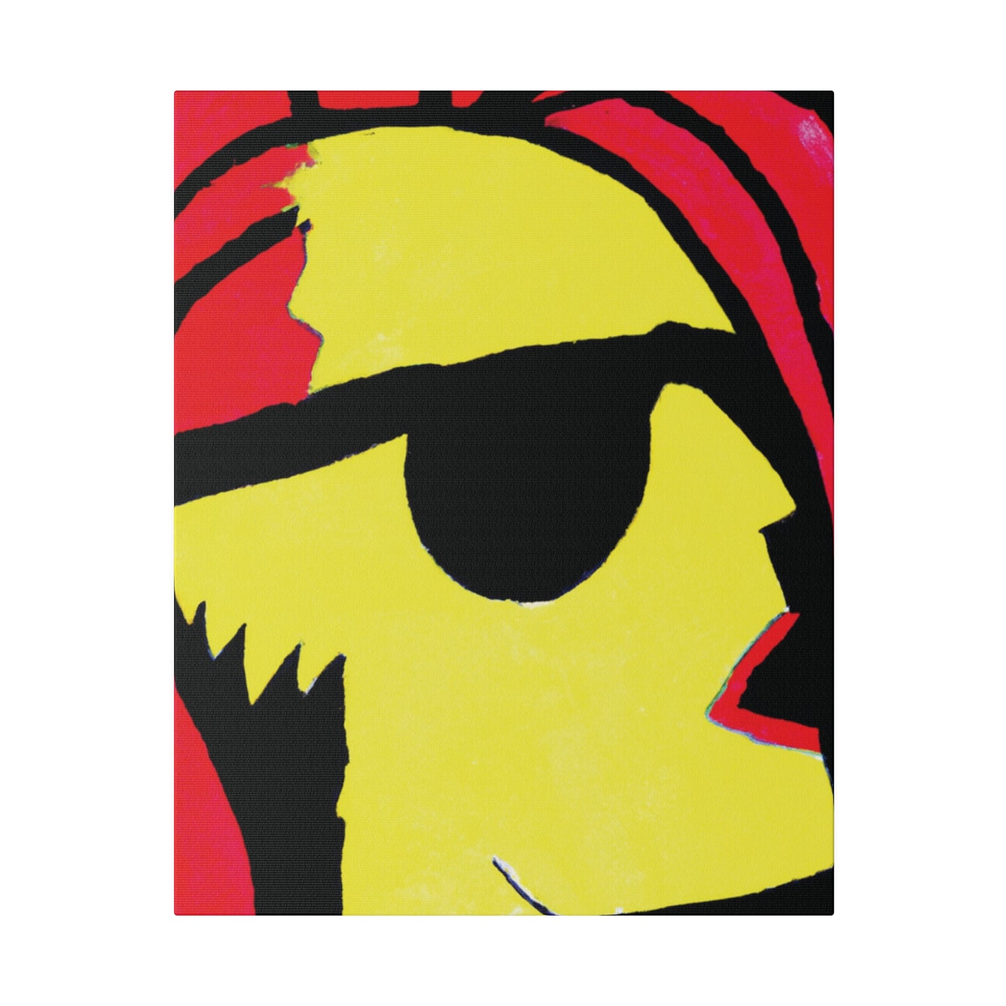 9456P - Rockstar Painting Print | Face | Abstract | Poster | Home Decor | Wall Art | Music Art | Canvas