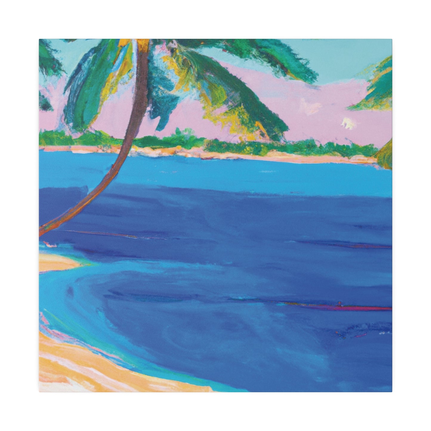 4782F - Bahamas Ocean Painting Print | Bahamas | Ocean | Beach | Poster | Home Decor | Wall Art | Canvas