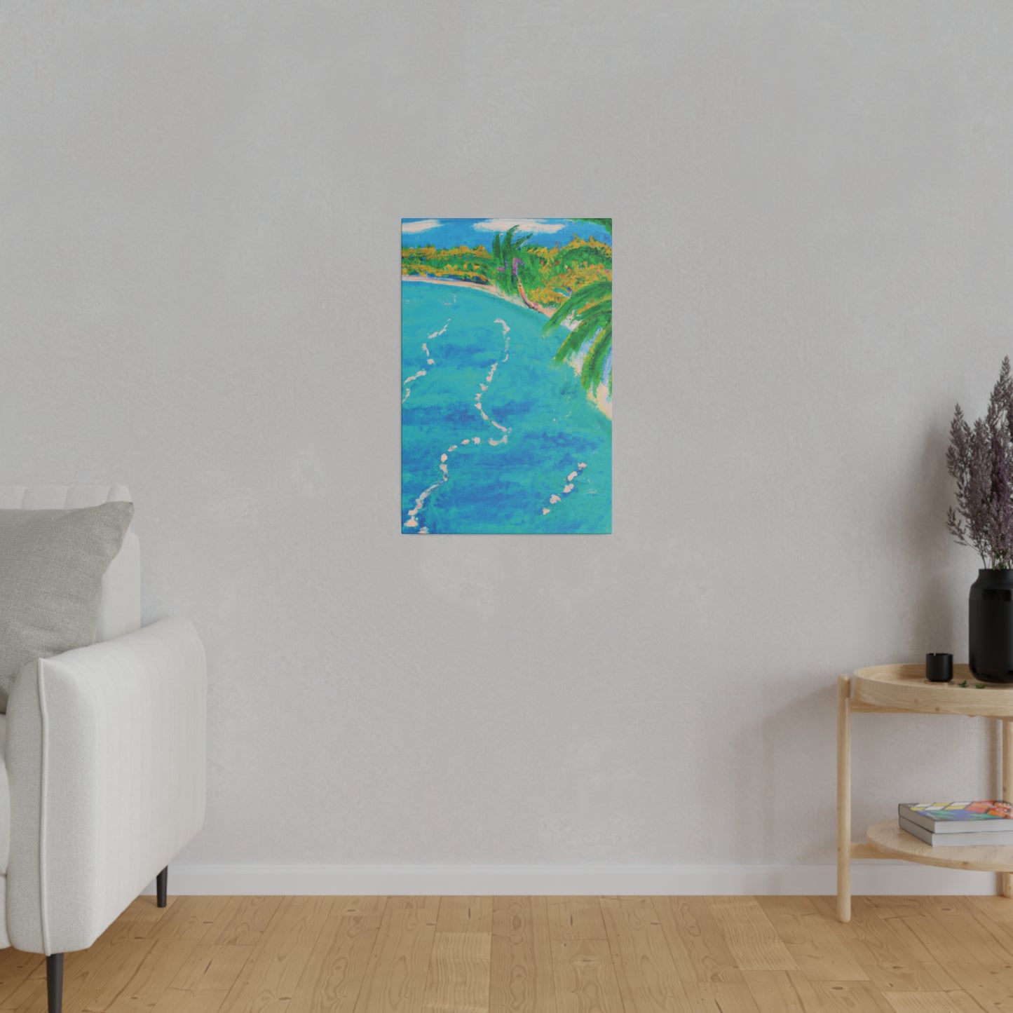 6605P - Bahamas Ocean Painting Print | Bahamas | Ocean | Beach | Poster | Home Decor | Wall Art | Canvas