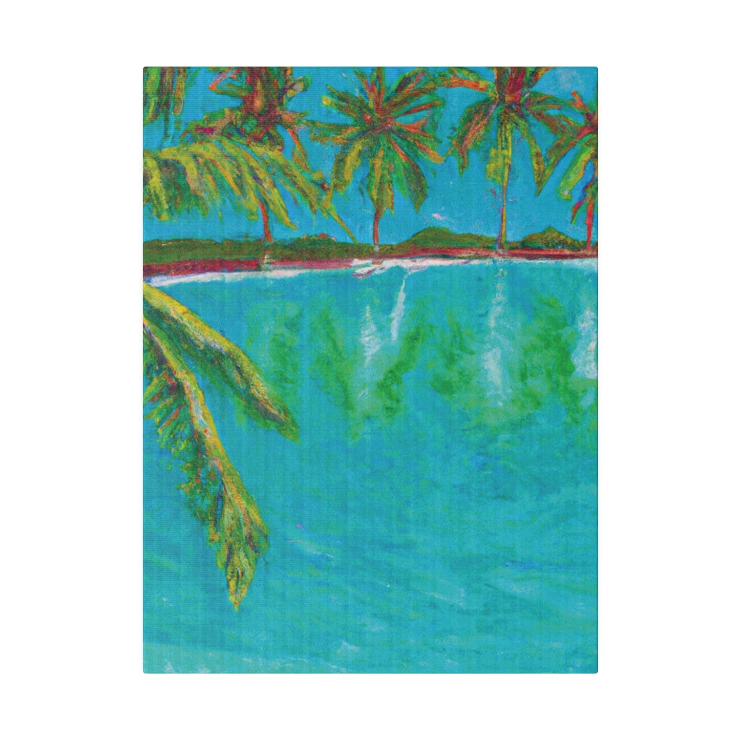 3255Q - Bahamas Ocean Painting Print | Bahamas | Ocean | Beach | Poster | Home Decor | Wall Art | Canvas