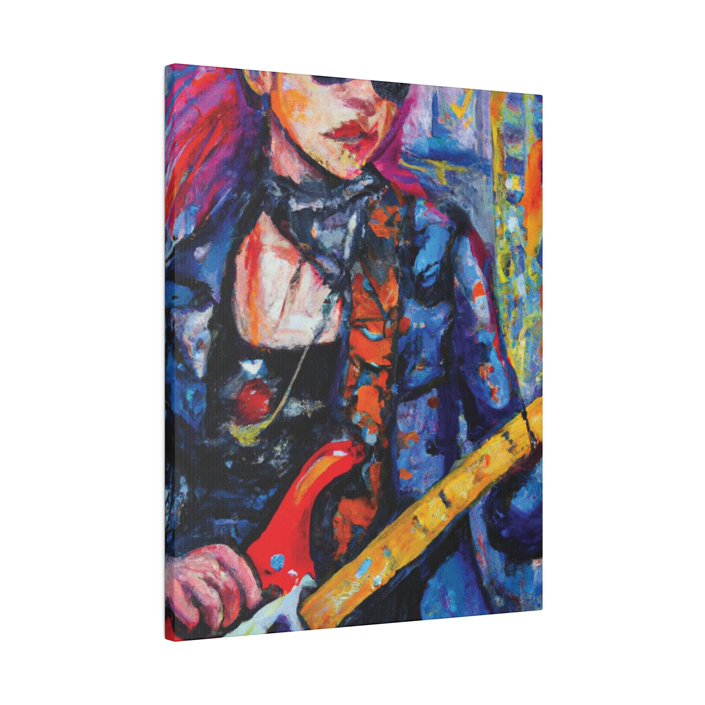 9231K - Rockstar Oil Painting Style Print | Poster | Home Decor | Wall Art | Music Art | Canvas
