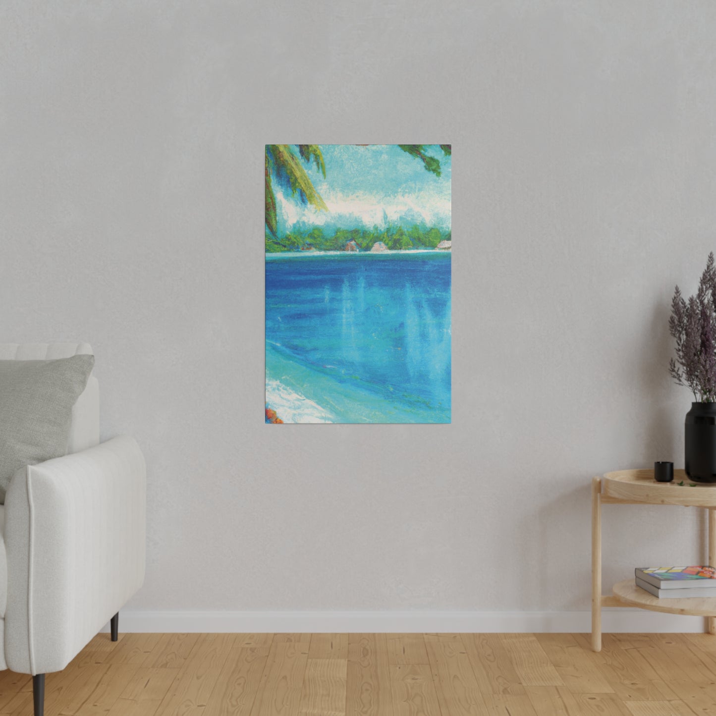 3198N - Bahamas Ocean Painting Print | Bahamas | Ocean | Beach | Poster | Home Decor | Wall Art | Canvas