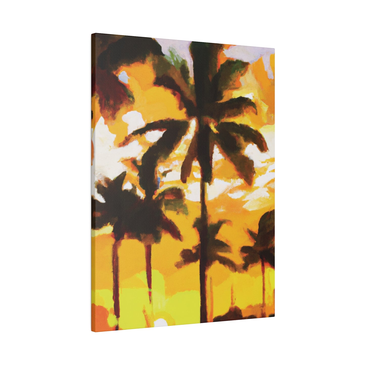 3197H - Miami Beach Sunset Painting Print | Miami | Beach | Sunset | Poster | Home Decor | Wall Art | Canvas