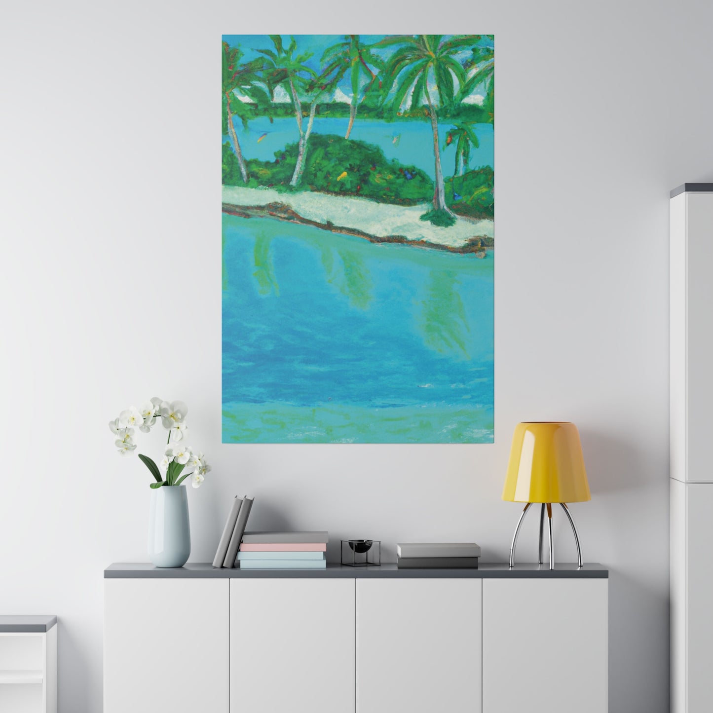 9621A - Bahamas Ocean Painting Print | Bahamas | Ocean | Beach | Poster | Home Decor | Wall Art | Canvas