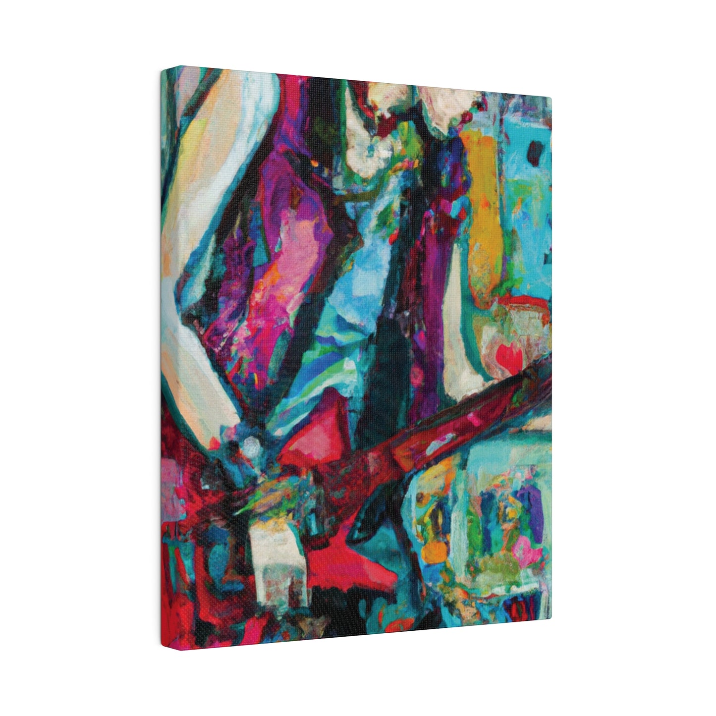 8398K - Rockstar Oil Painting Style Print | Poster | Home Decor | Wall Art | Music Art | Canvas