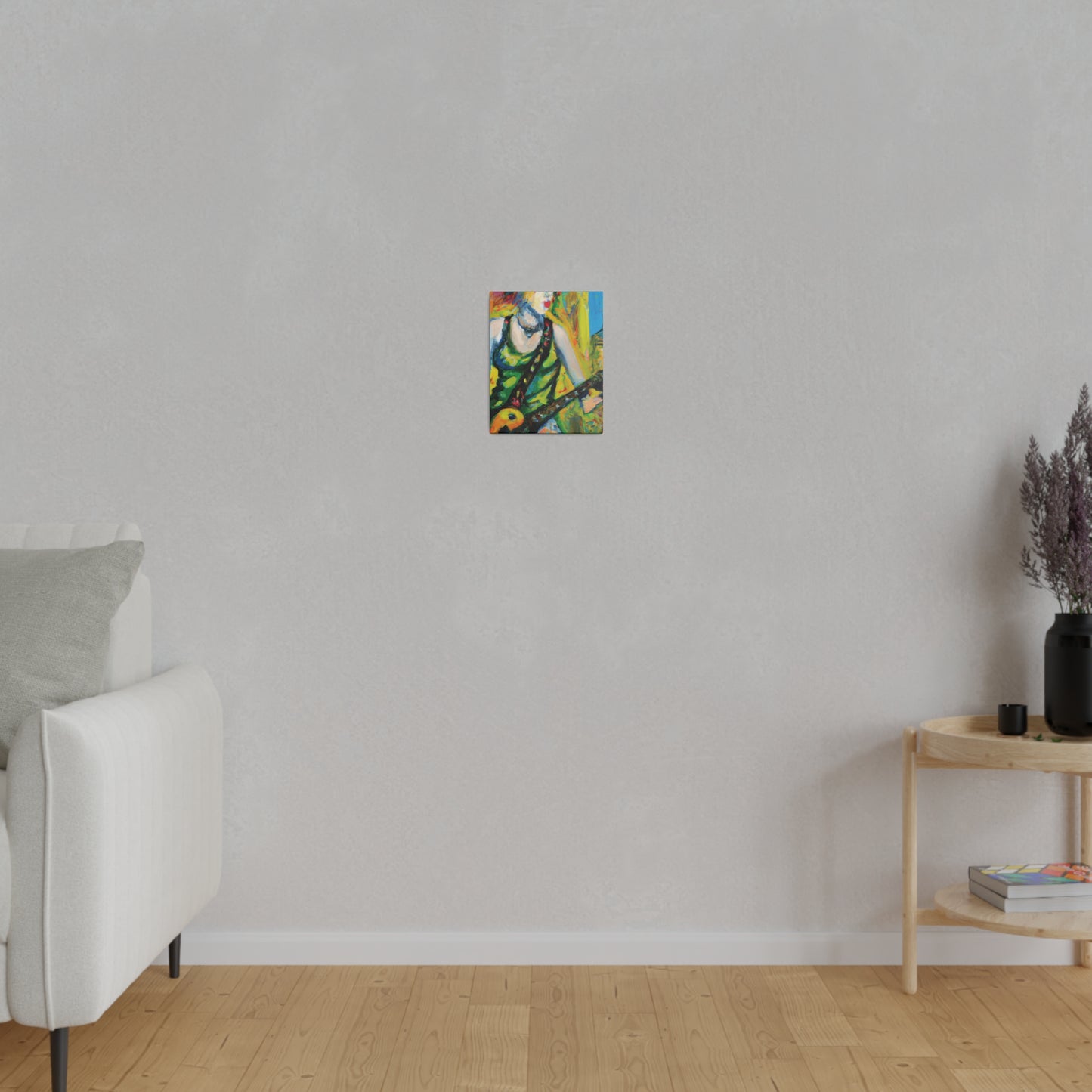 4713C - Rockstar Oil Painting Style Print | Poster | Home Decor | Wall Art | Music Art | Canvas