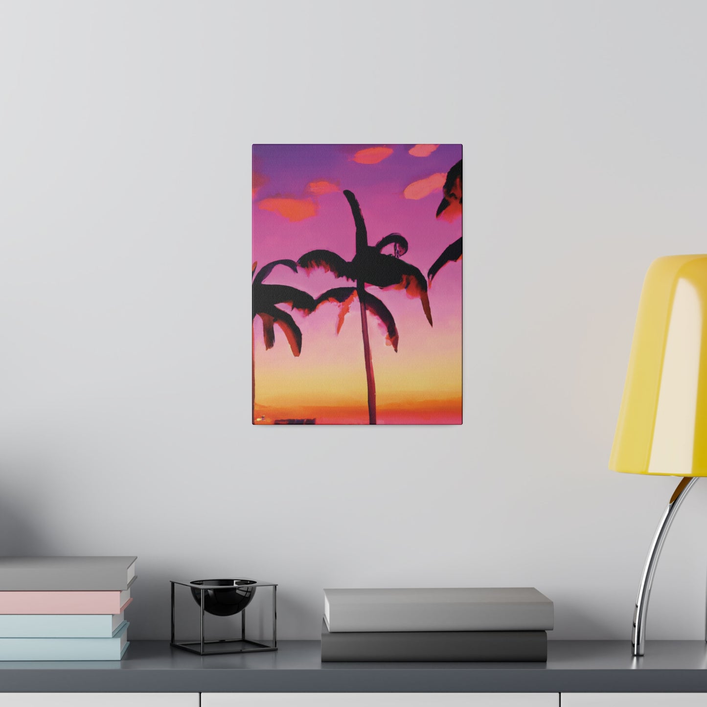 5426A - Miami Beach Sunset Painting Print | Miami | Beach | Sunset | Poster | Home Decor | Wall Art | Canvas