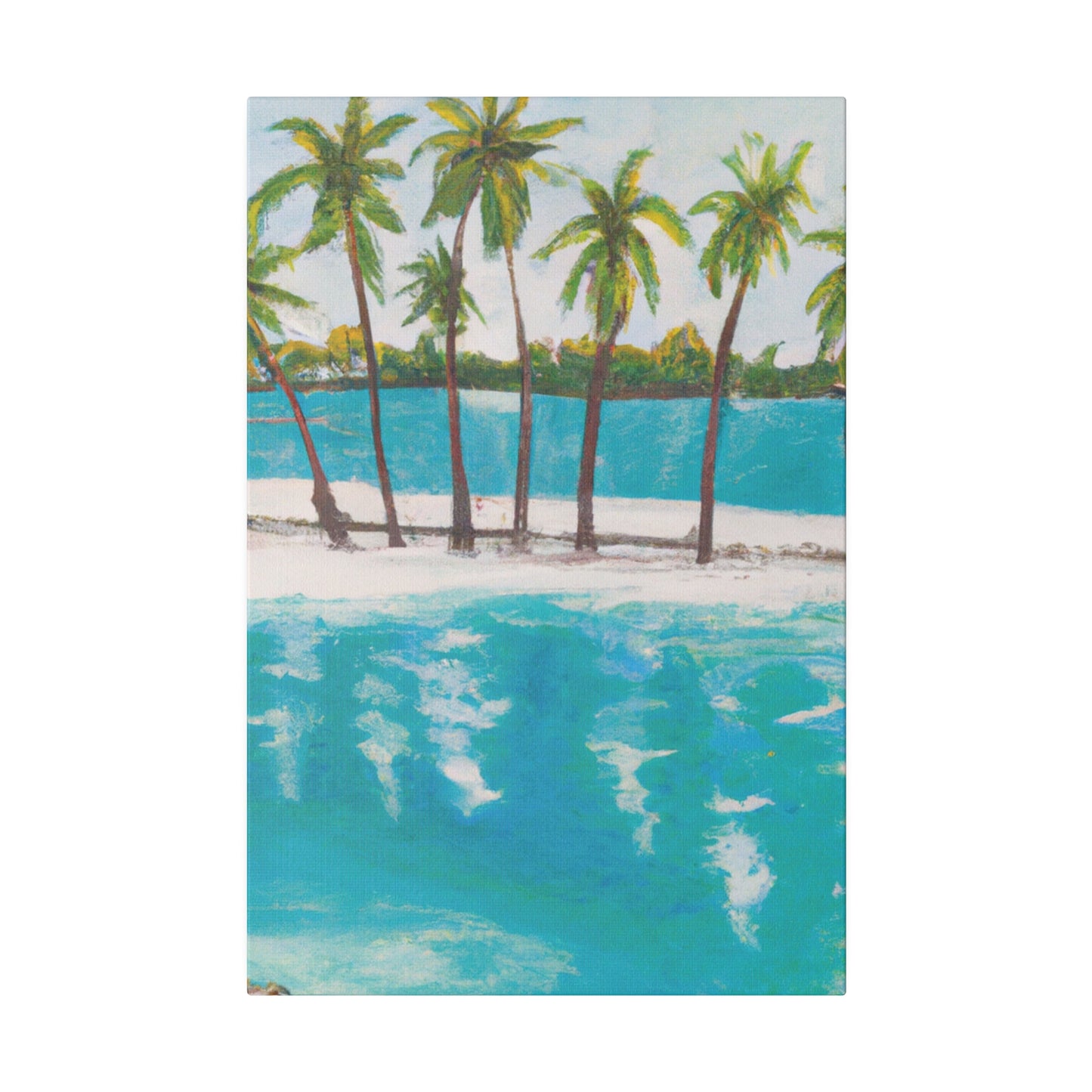 8045G - Bahamas Ocean Painting Print | Bahamas | Ocean | Beach | Poster | Home Decor | Wall Art | Canvas