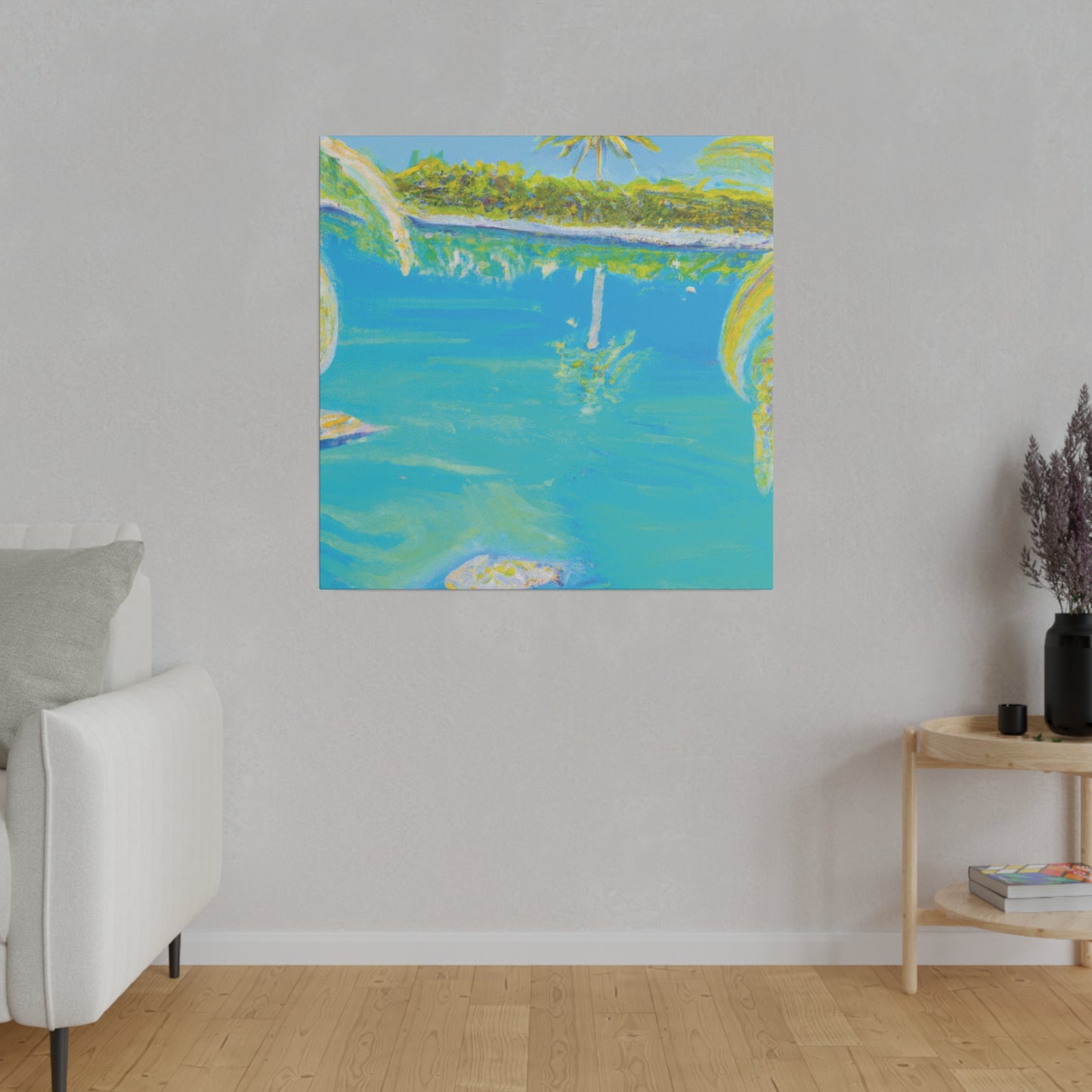 9546V - Bahamas Ocean Painting Print | Bahamas | Ocean | Beach | Poster | Home Decor | Wall Art | Canvas