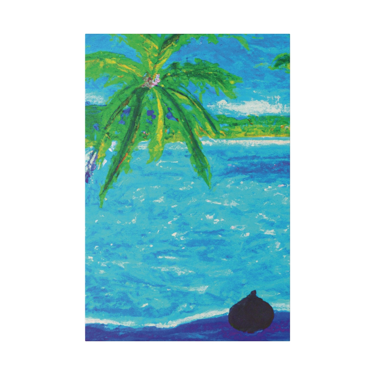 7355H - Bahamas Ocean Painting Print | Bahamas | Ocean | Beach | Poster | Home Decor | Wall Art | Canvas