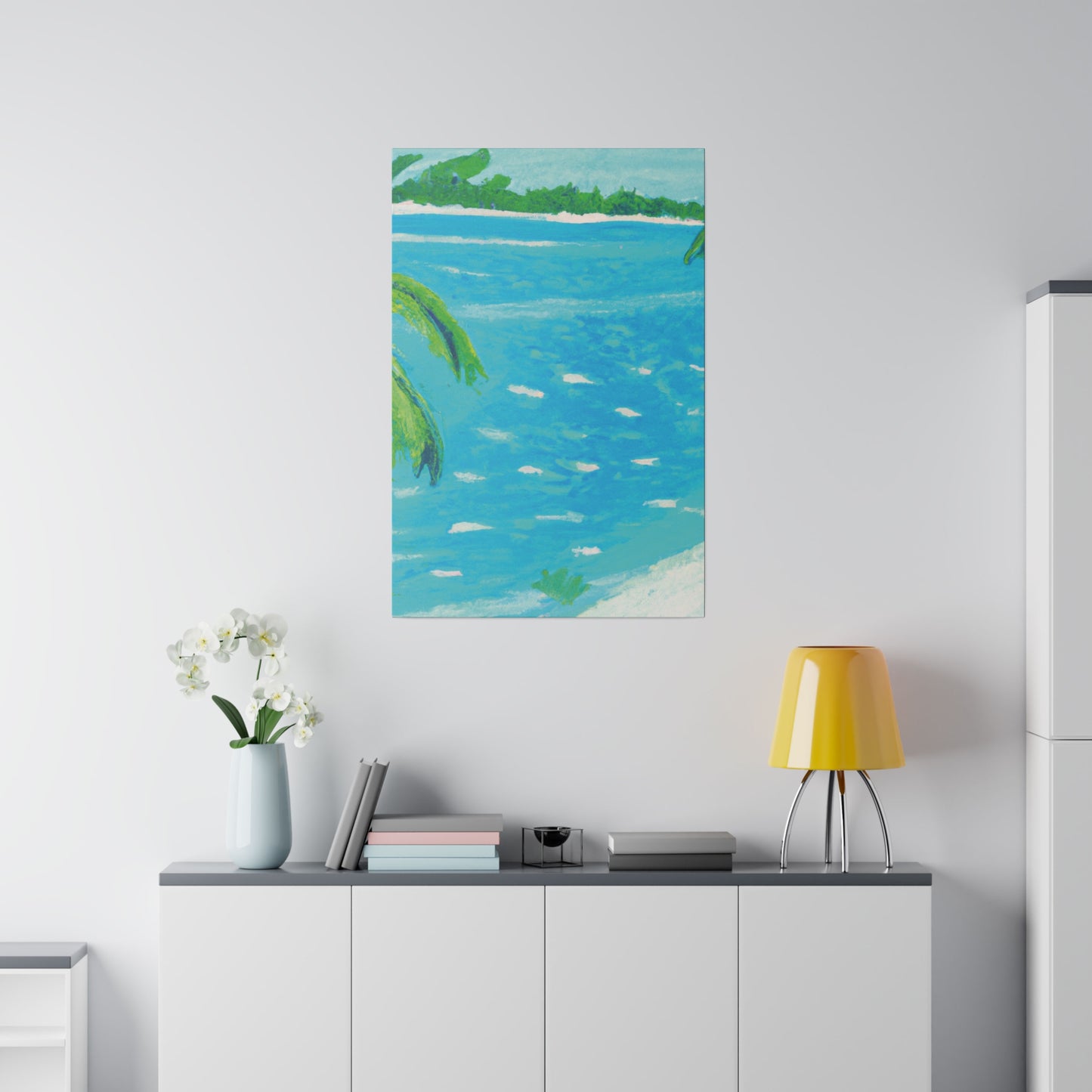 5684E - Bahamas Ocean Painting Print | Bahamas | Ocean | Beach | Poster | Home Decor | Wall Art | Canvas