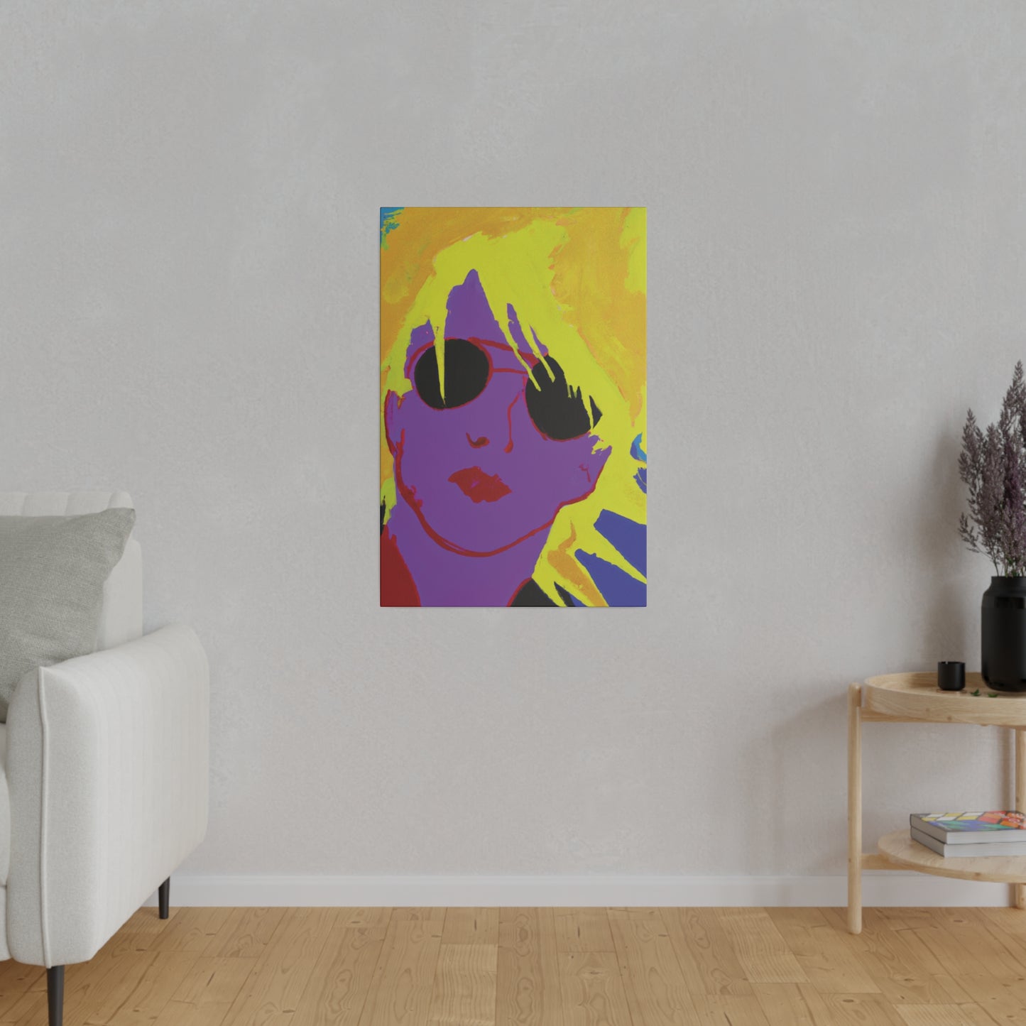 3022A - Rockstar Painting Print | Face | Abstract | Poster | Home Decor | Wall Art | Music Art | Canvas