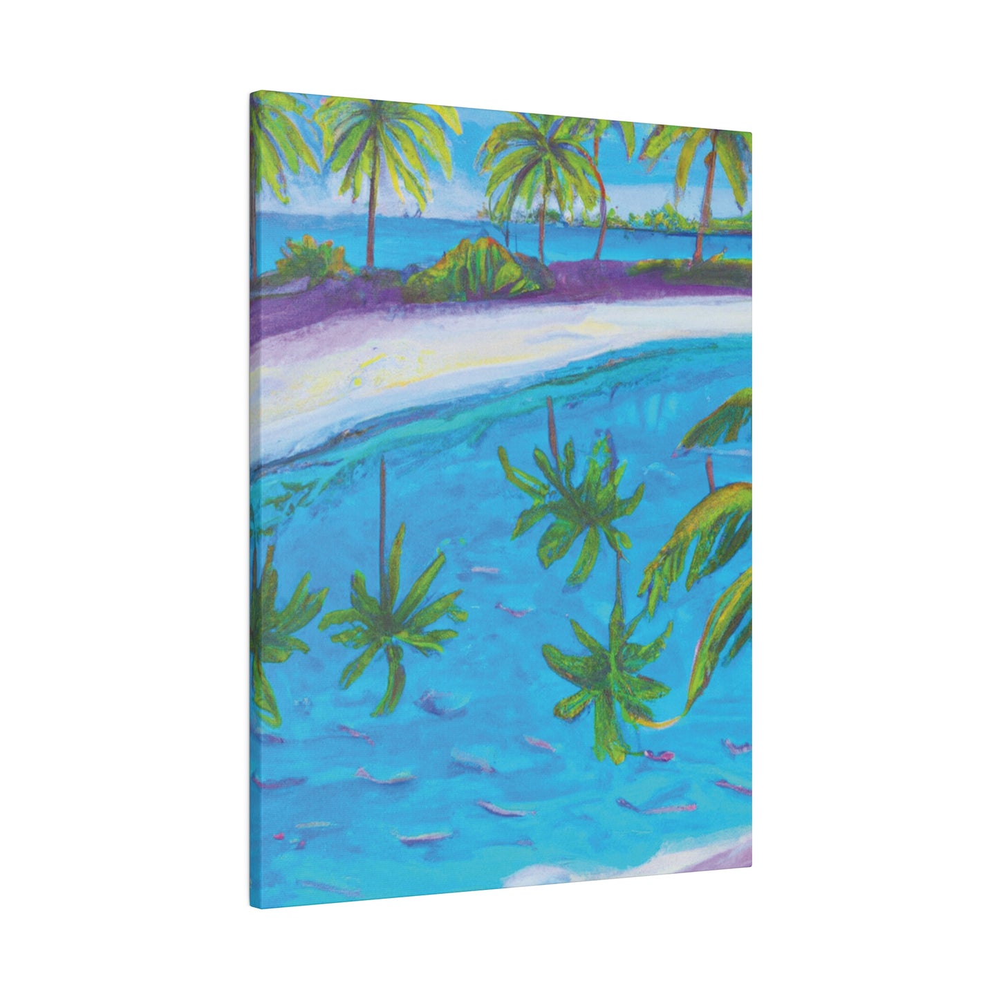 9138P - Bahamas Ocean Painting Print | Bahamas | Ocean | Beach | Poster | Home Decor | Wall Art | Canvas