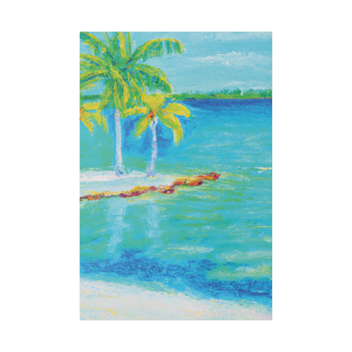 4444R - Bahamas Ocean Painting Print | Bahamas | Ocean | Beach | Poster | Home Decor | Wall Art | Canvas