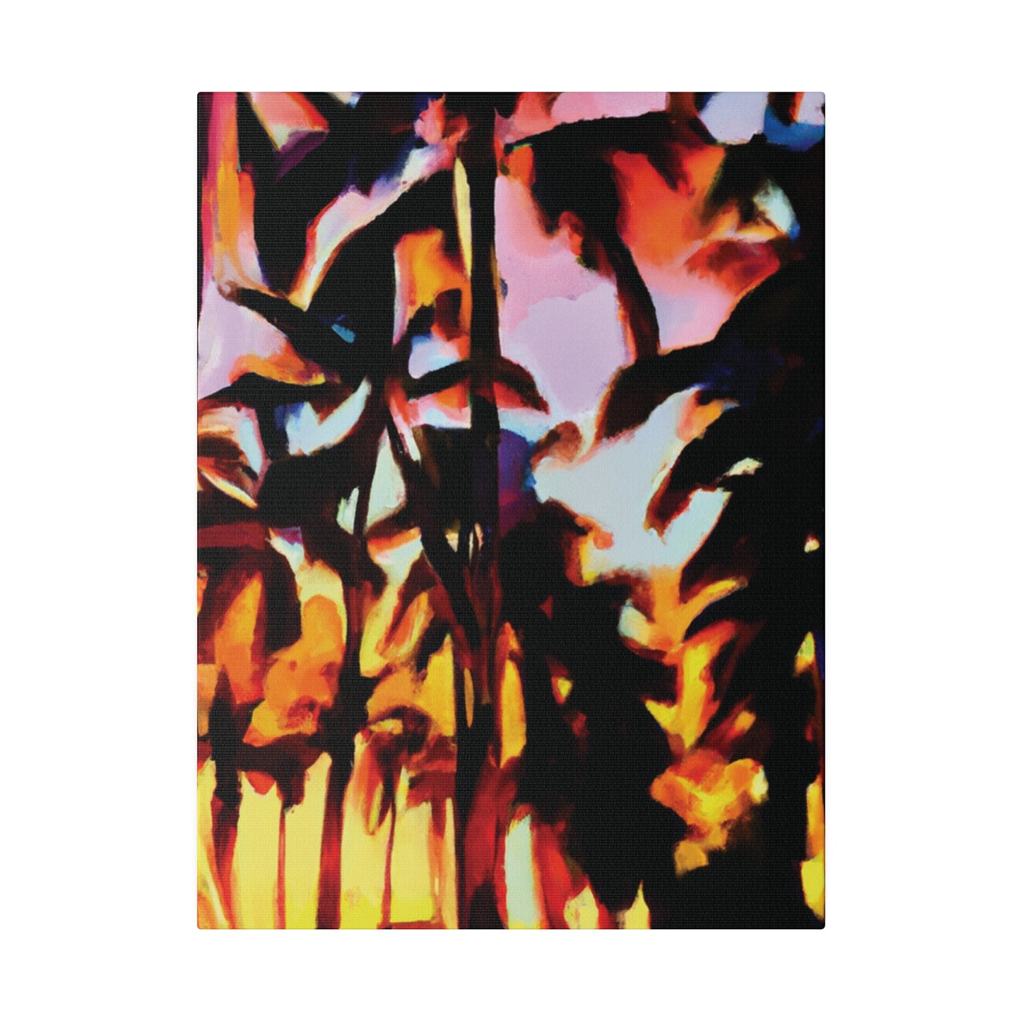 9123T - Miami Beach Sunset Painting Print | Miami | Beach | Sunset | Poster | Home Decor | Wall Art | Canvas