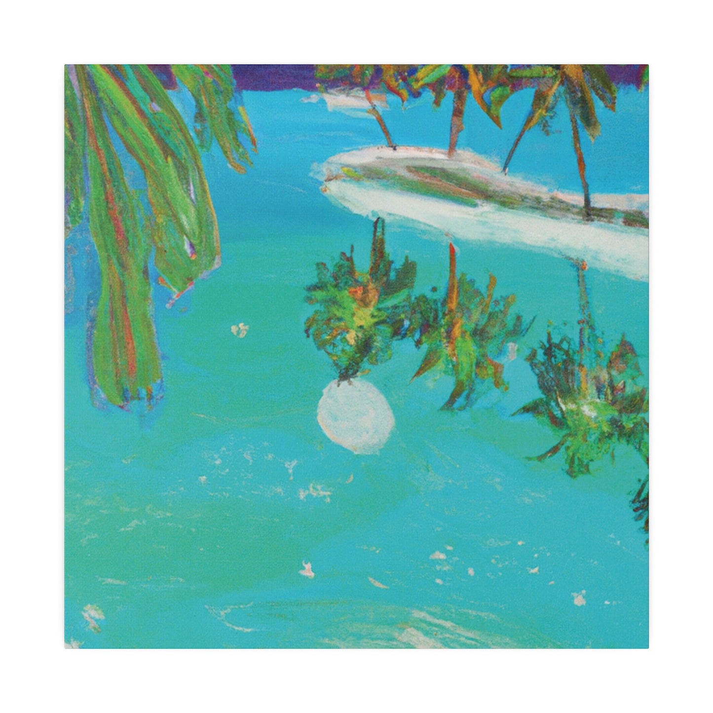 9652Q - Bahamas Ocean Painting Print | Bahamas | Ocean | Beach | Poster | Home Decor | Wall Art | Canvas