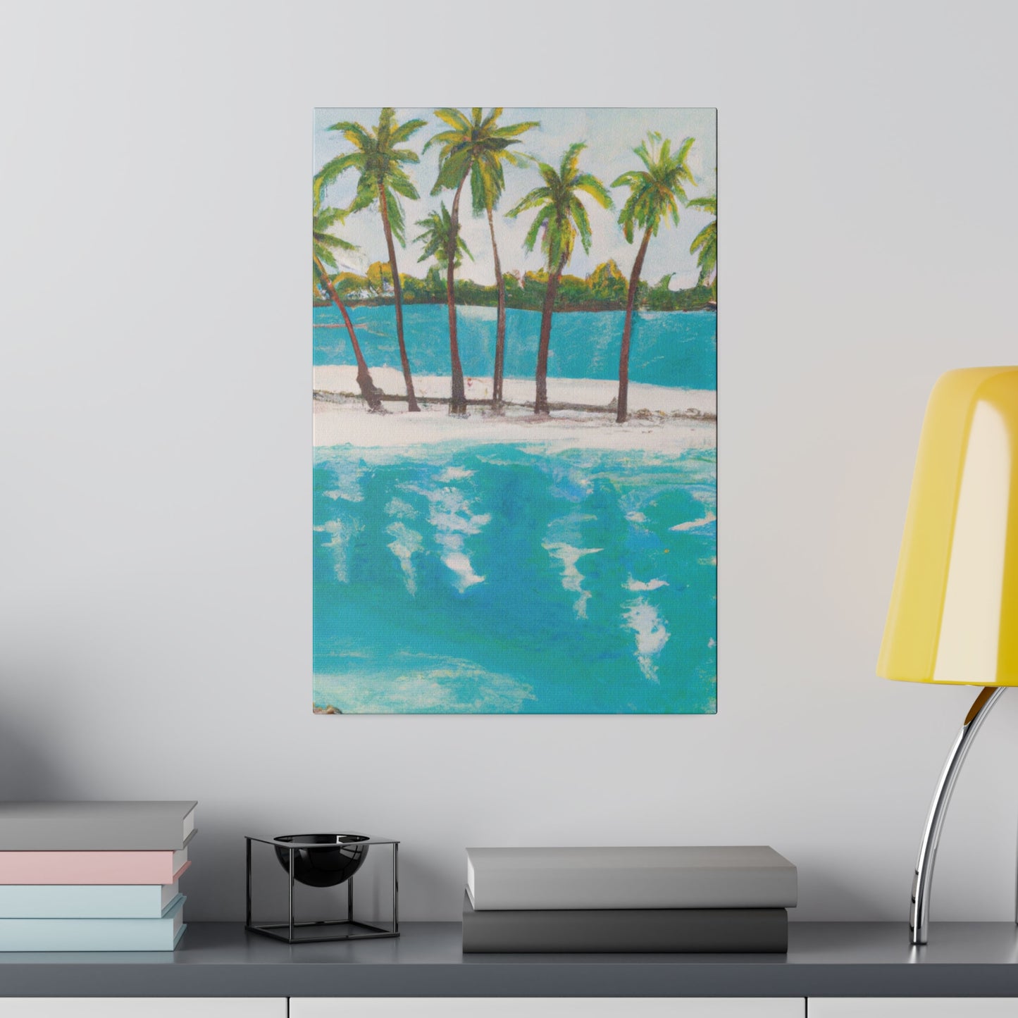 8045G - Bahamas Ocean Painting Print | Bahamas | Ocean | Beach | Poster | Home Decor | Wall Art | Canvas