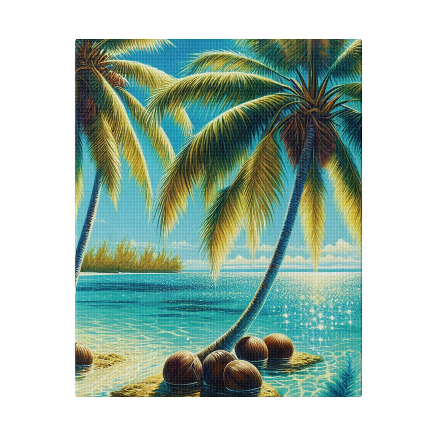 8231M - Bahamas Ocean Painting Print | Bahamas | Ocean | Beach | Poster | Home Decor | Wall Art | Canvas