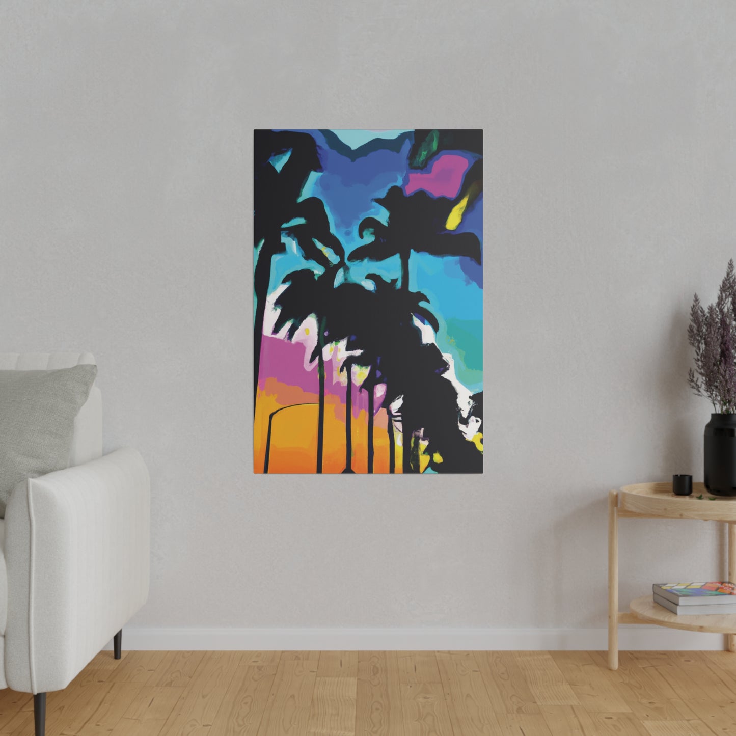 1893Z - Miami Beach Sunset Painting Print | Miami | Beach | Sunset | Poster | Home Decor | Wall Art | Canvas