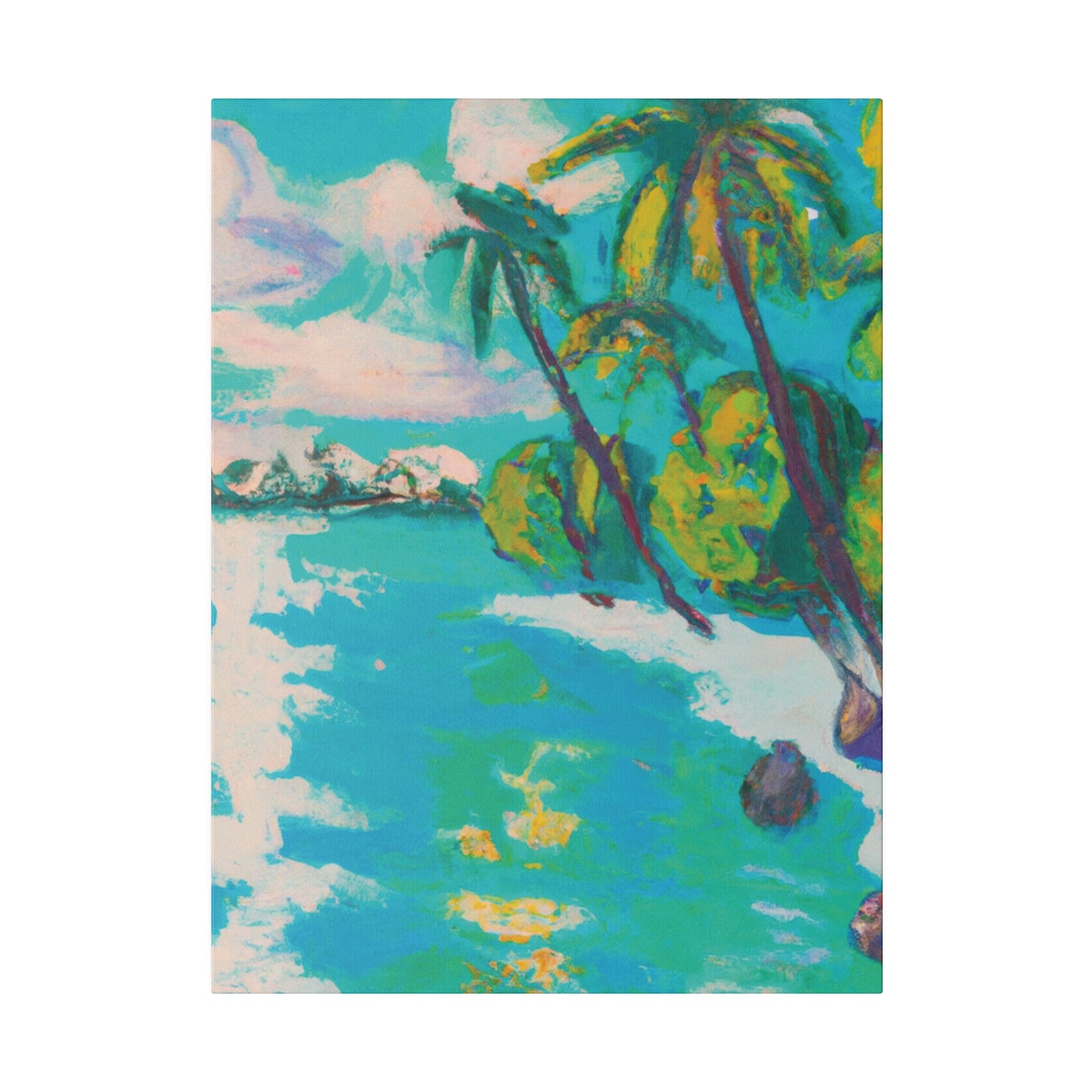 1787U - Bahamas Ocean Painting Print | Bahamas | Ocean | Beach | Poster | Home Decor | Wall Art | Canvas