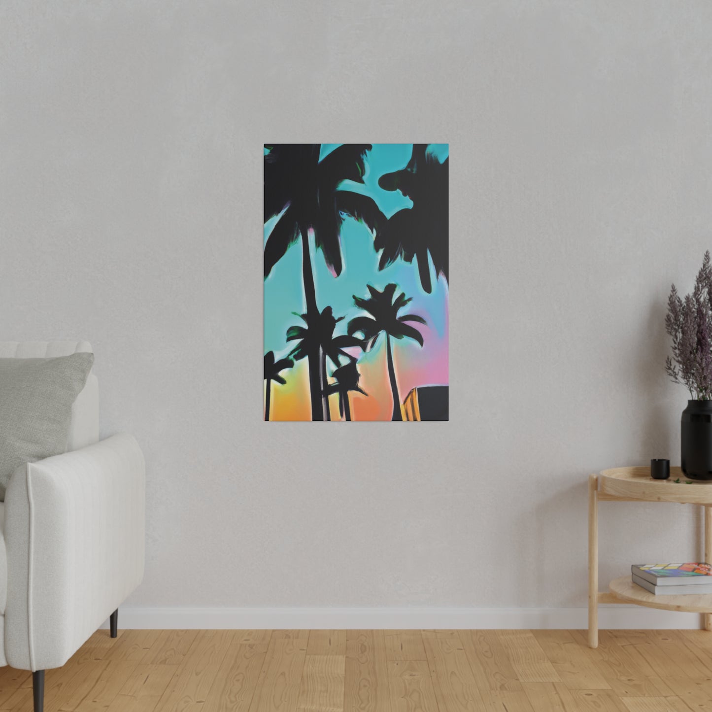 5491X - Miami Beach Sunset Painting Print | Miami | Beach | Sunset | Poster | Home Decor | Wall Art | Canvas