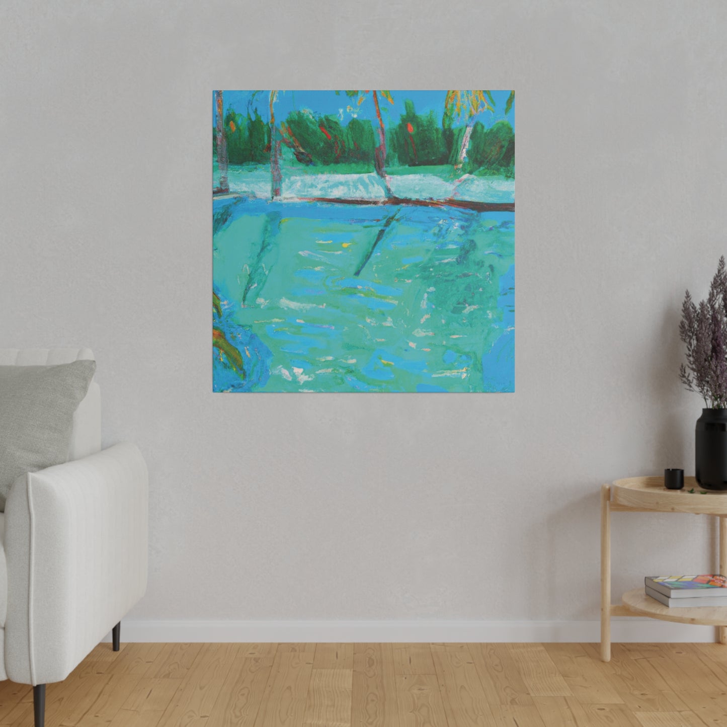 8483P - Bahamas Ocean Painting Print | Bahamas | Ocean | Beach | Poster | Home Decor | Wall Art | Canvas