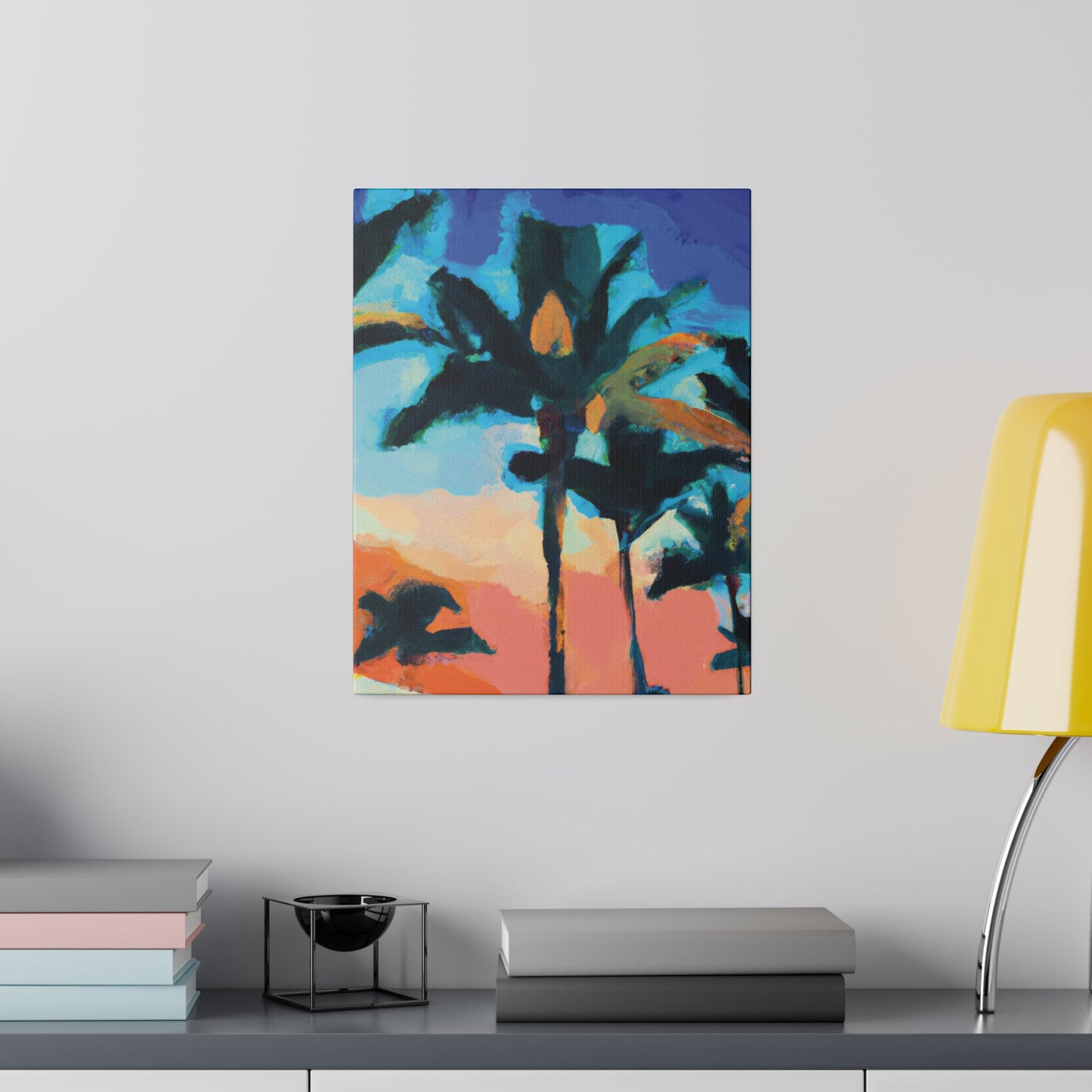 5637G - Miami Beach Sunset Painting Print | Miami | Beach | Sunset | Poster | Home Decor | Wall Art | Canvas