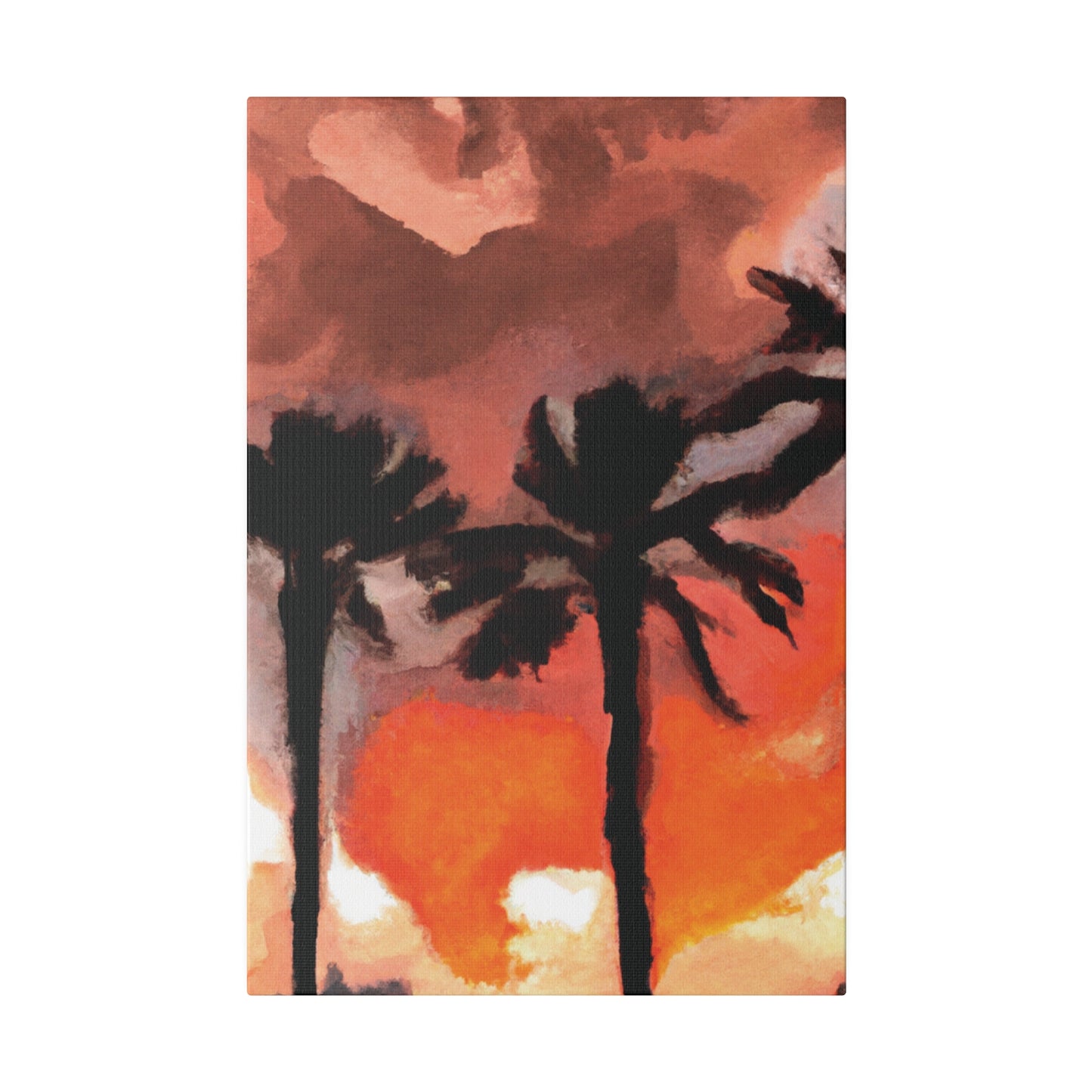 9073X - Miami Beach Sunset Painting Print | Miami | Beach | Sunset | Poster | Home Decor | Wall Art | Canvas