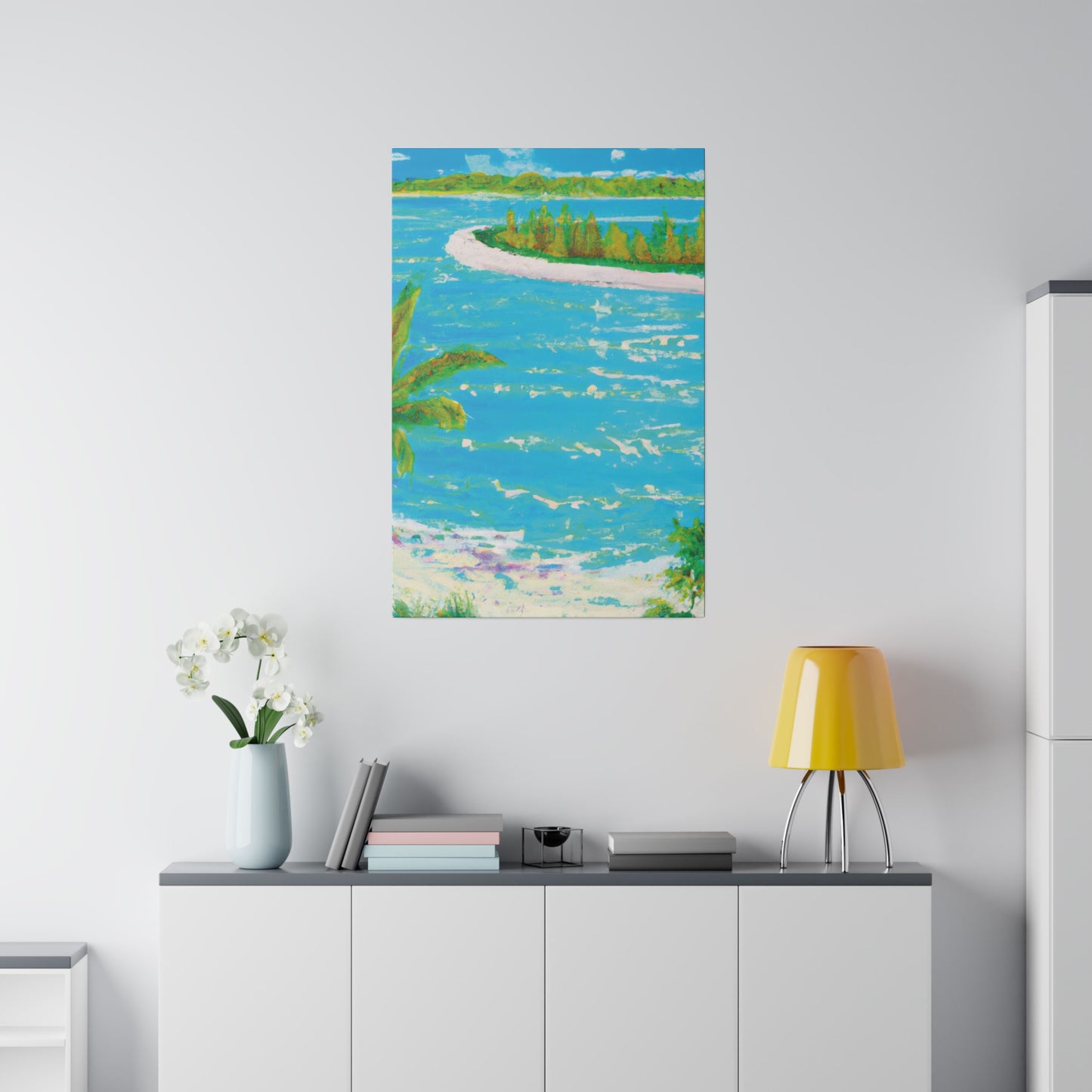 9555G - Bahamas Ocean Painting Print | Bahamas | Ocean | Beach | Poster | Home Decor | Wall Art | Canvas