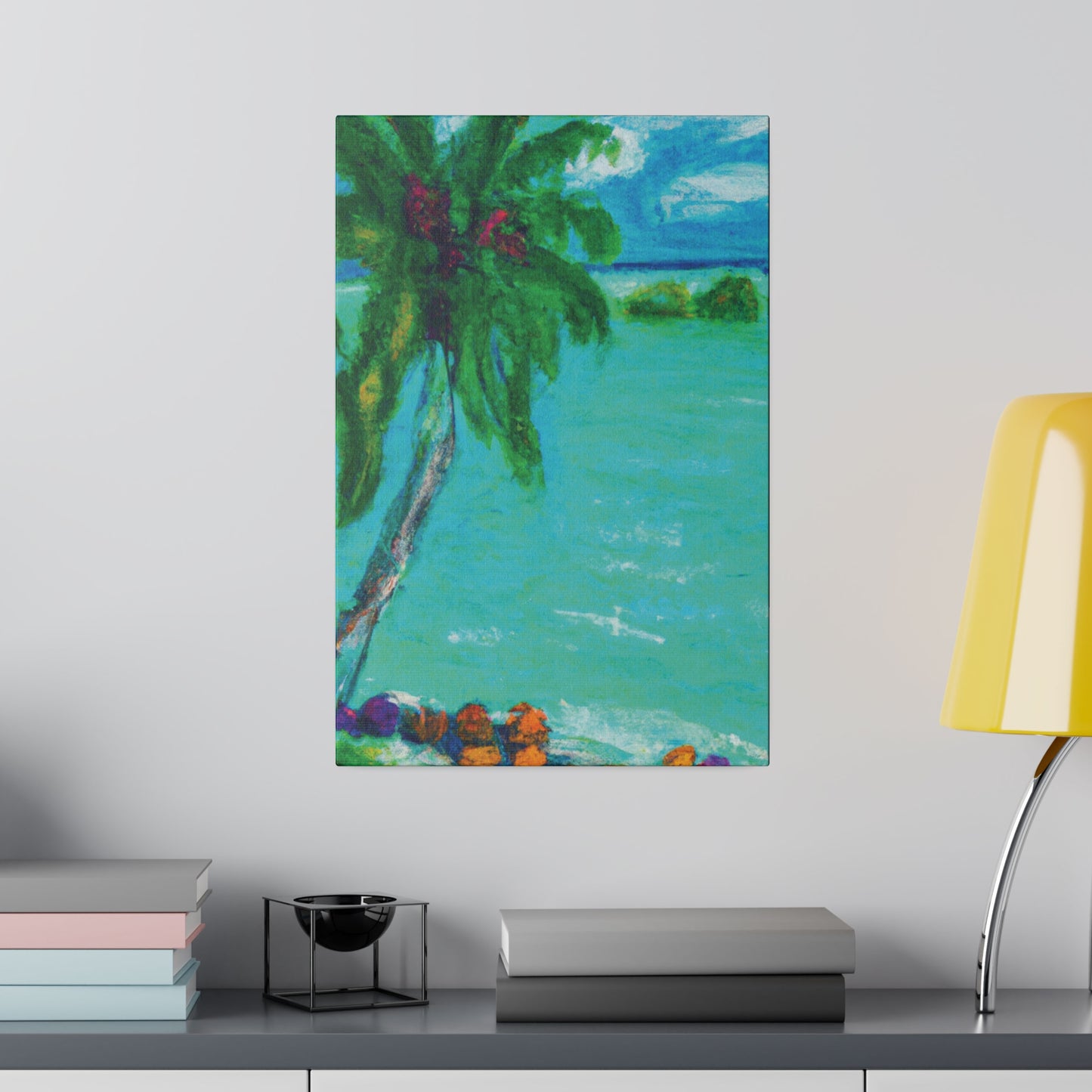 8864T - Bahamas Ocean Painting Print | Bahamas | Ocean | Beach | Poster | Home Decor | Wall Art | Canvas