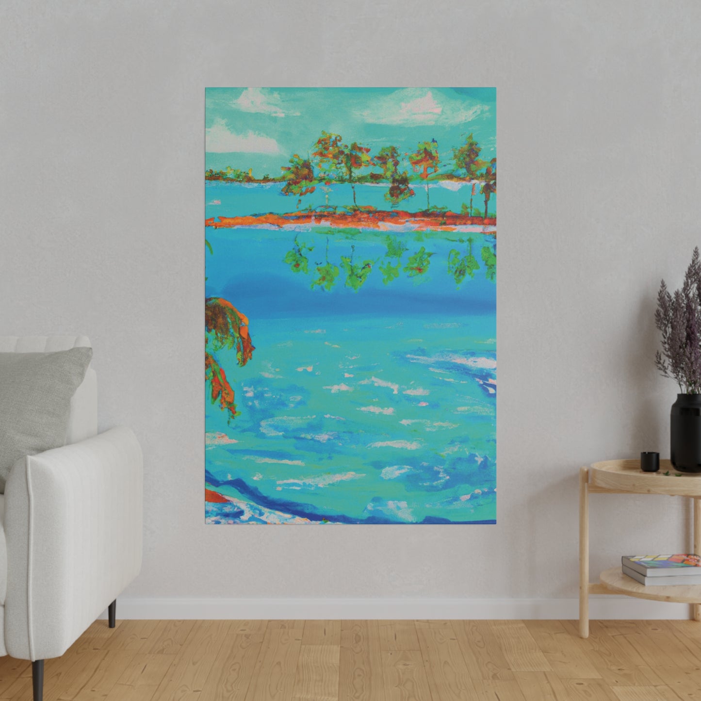 5171E - Bahamas Ocean Painting Print | Bahamas | Ocean | Beach | Poster | Home Decor | Wall Art | Canvas