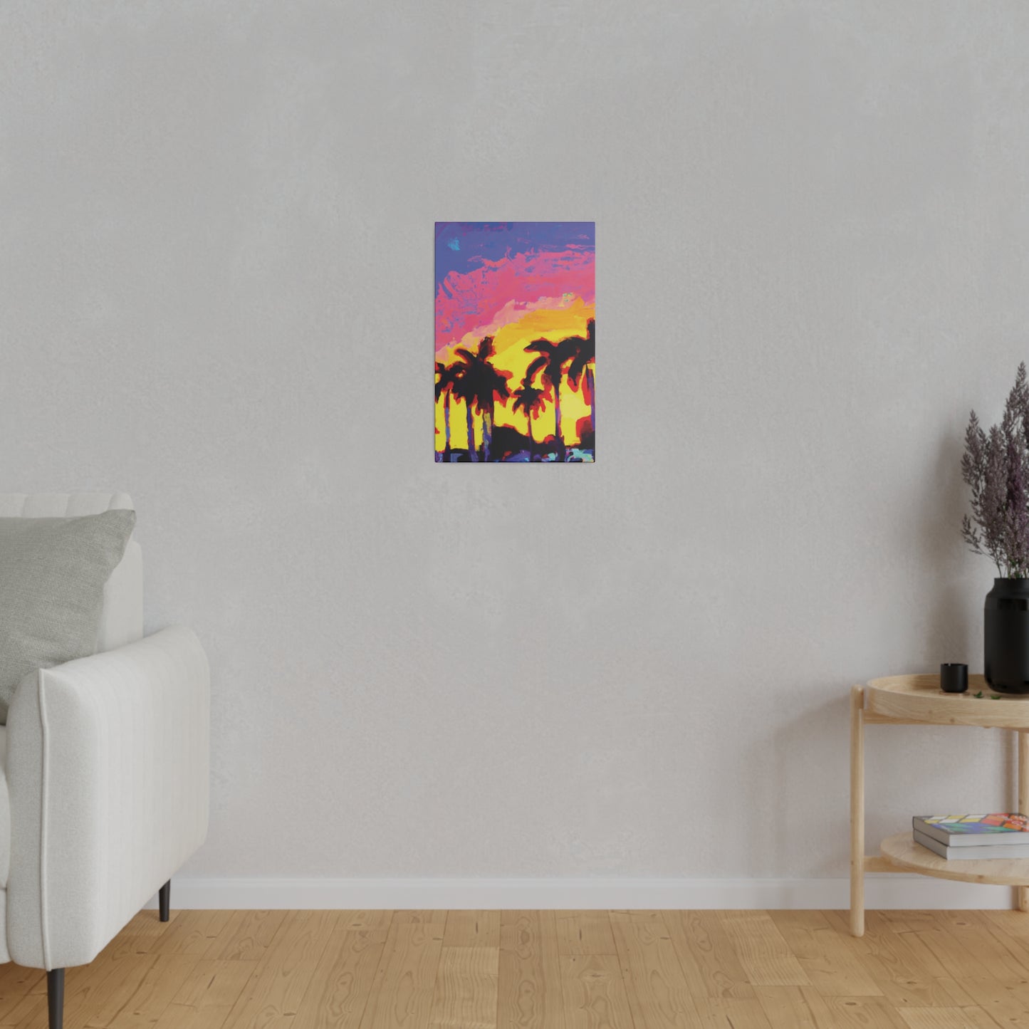 9284G - Miami Beach Sunset Painting Print | Miami | Beach | Sunset | Poster | Home Decor | Wall Art | Canvas