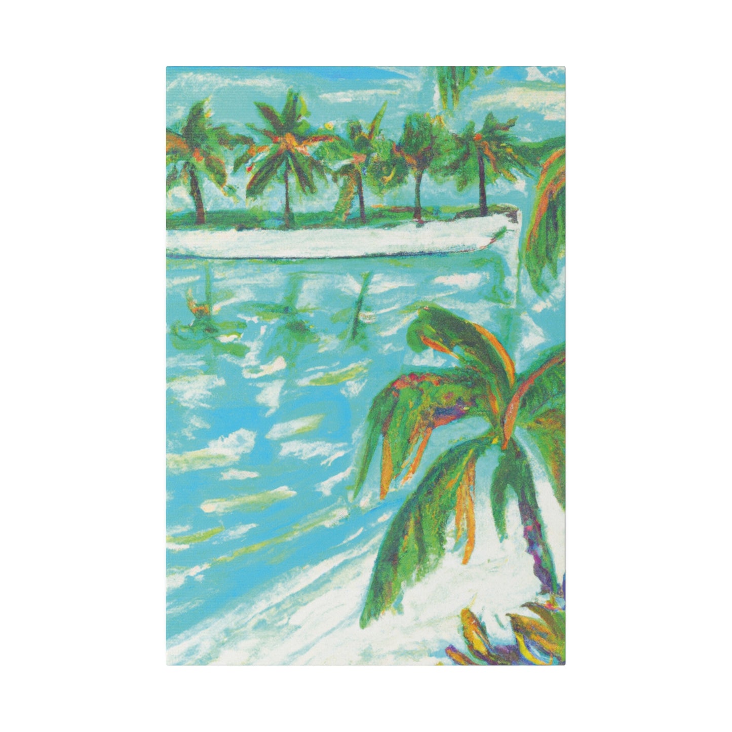 7103O - Bahamas Ocean Painting Print | Bahamas | Ocean | Beach | Poster | Home Decor | Wall Art | Canvas