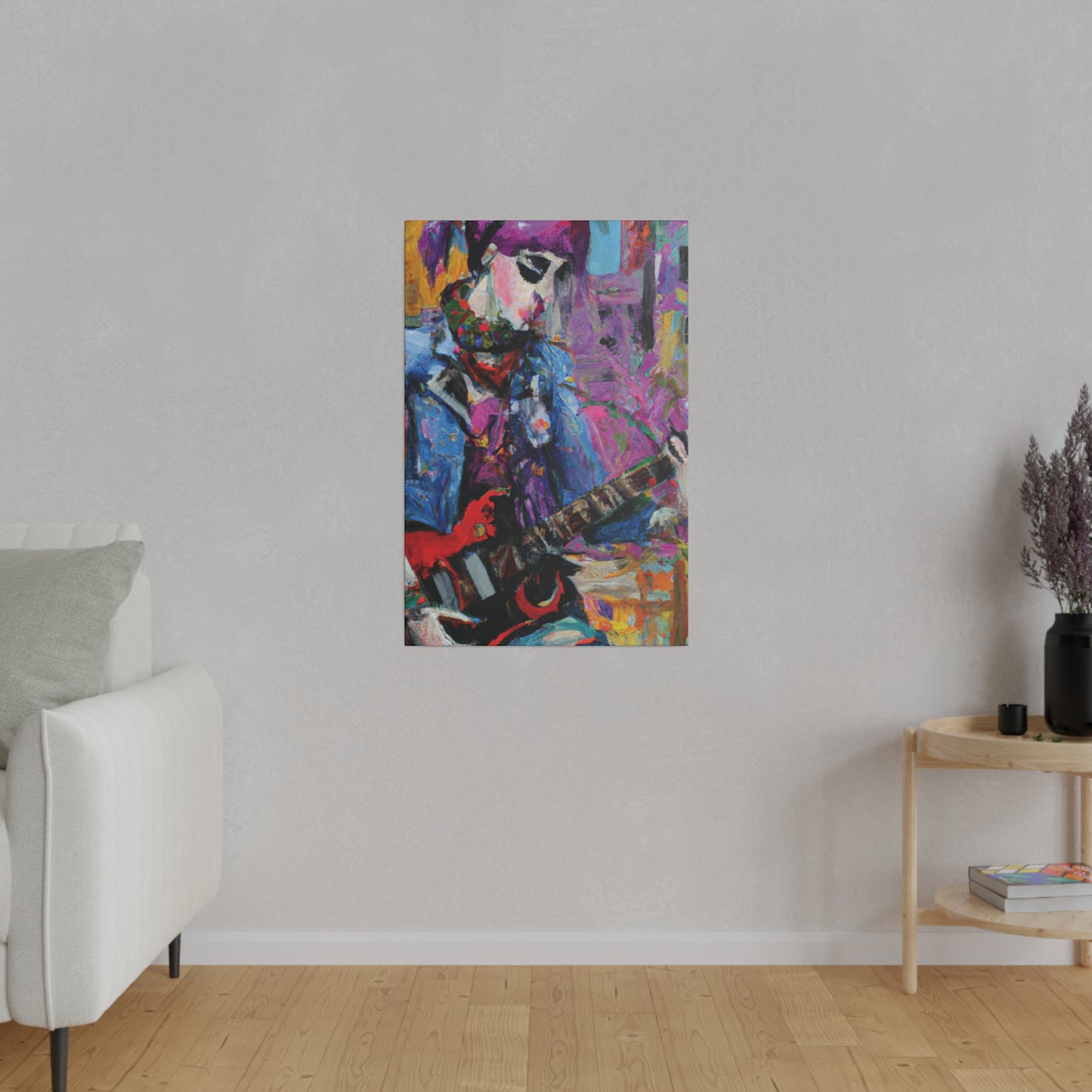 9210O - Rockstar Oil Painting Style Print | Poster | Home Decor | Wall Art | Music Art | Canvas