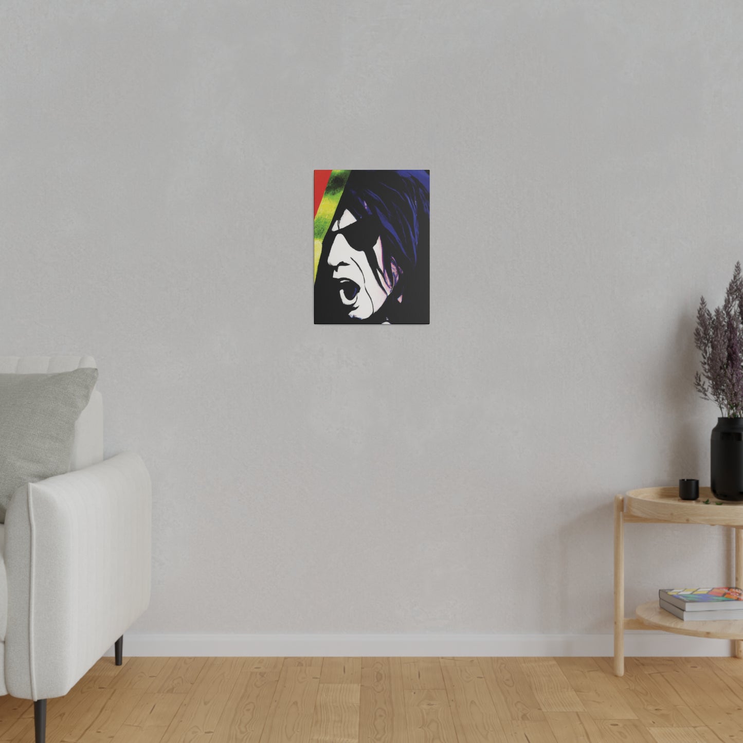 1890A - Rockstar Painting Print | Face | Abstract | Poster | Home Decor | Wall Art | Music Art | Canvas