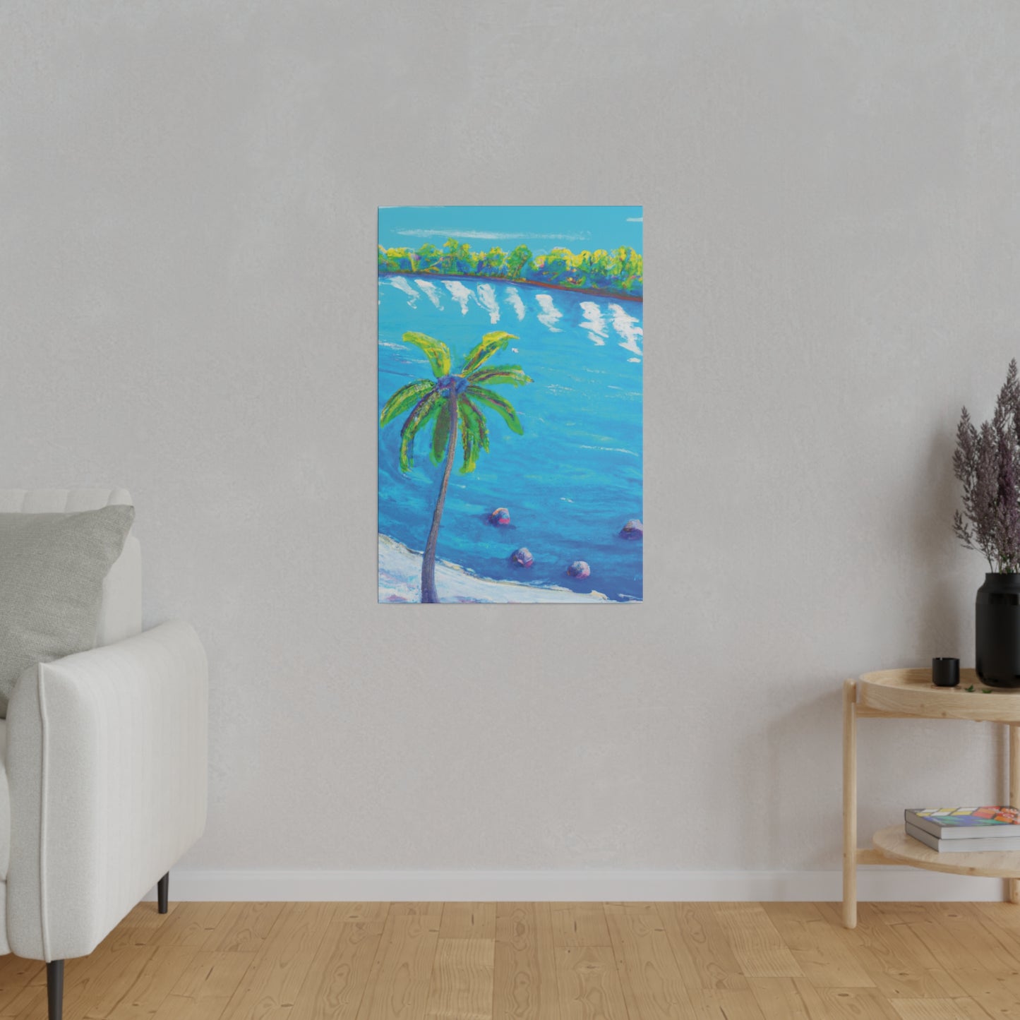 3952F - Bahamas Ocean Painting Print | Bahamas | Ocean | Beach | Poster | Home Decor | Wall Art | Canvas