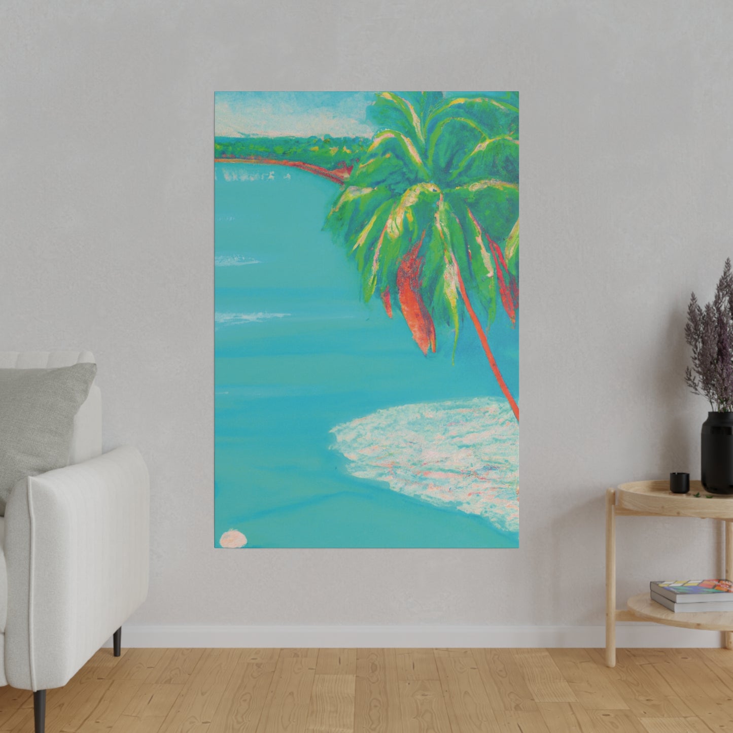 6263D - Bahamas Ocean Painting Print | Bahamas | Ocean | Beach | Poster | Home Decor | Wall Art | Canvas