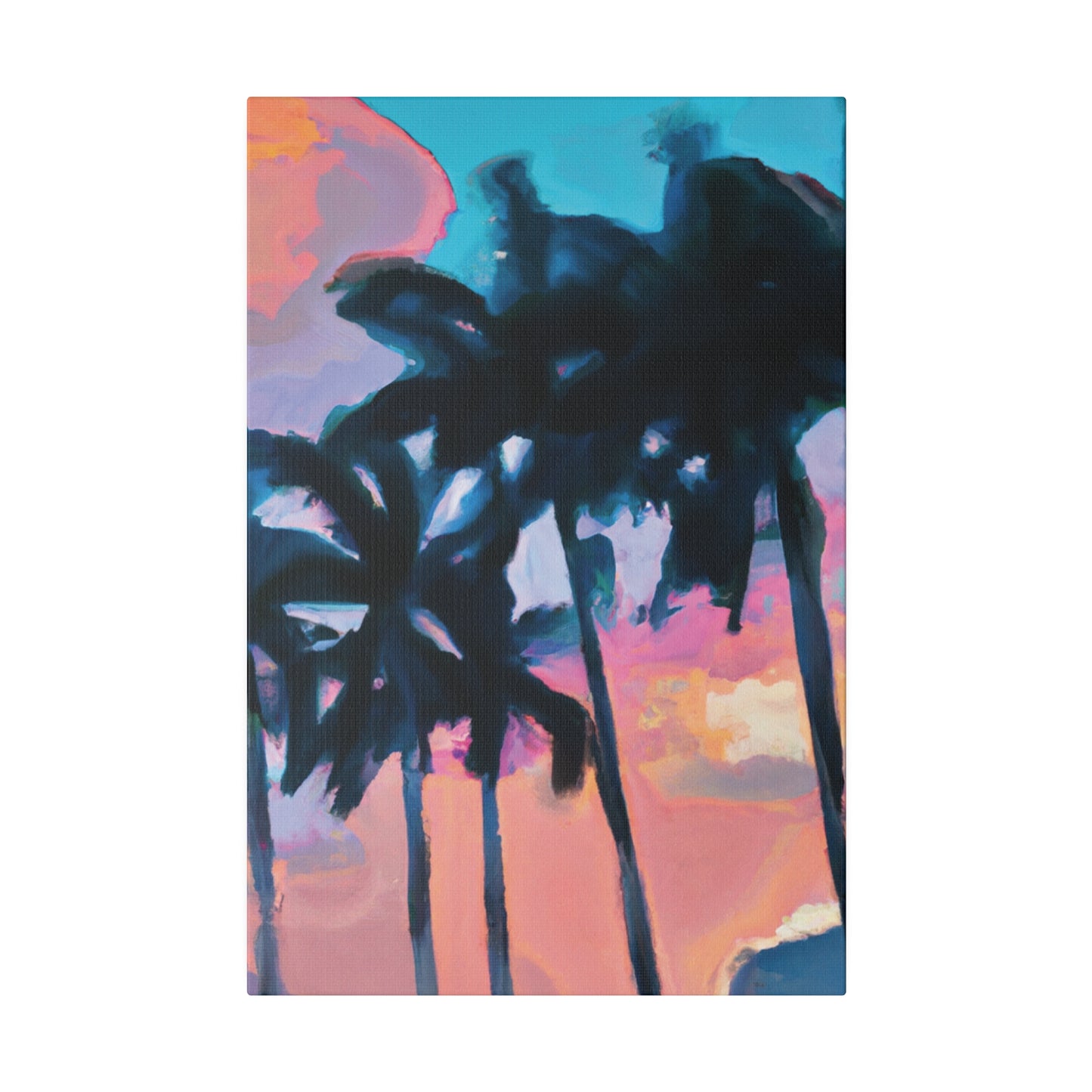 7234X - Miami Beach Sunset Painting Print | Miami | Beach | Sunset | Poster | Home Decor | Wall Art | Canvas