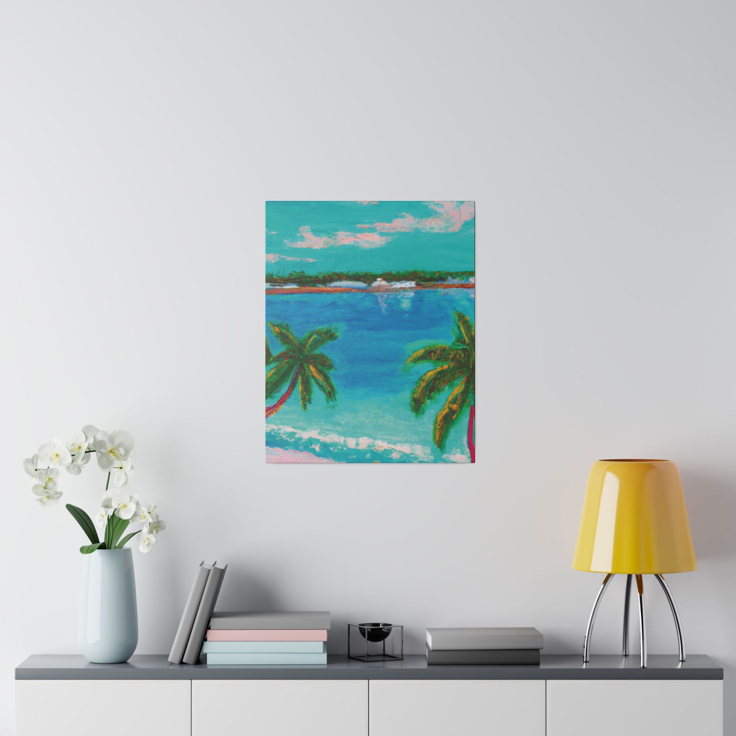 6836G - Bahamas Ocean Painting Print | Bahamas | Ocean | Beach | Poster | Home Decor | Wall Art | Canvas